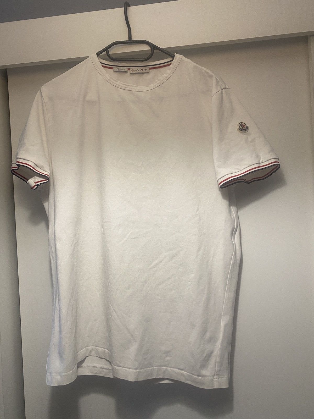 Moncler Moncler luxury tee with badge new collection 2020 Size US XL / EU 56 / 4 - 1 Thumbnail