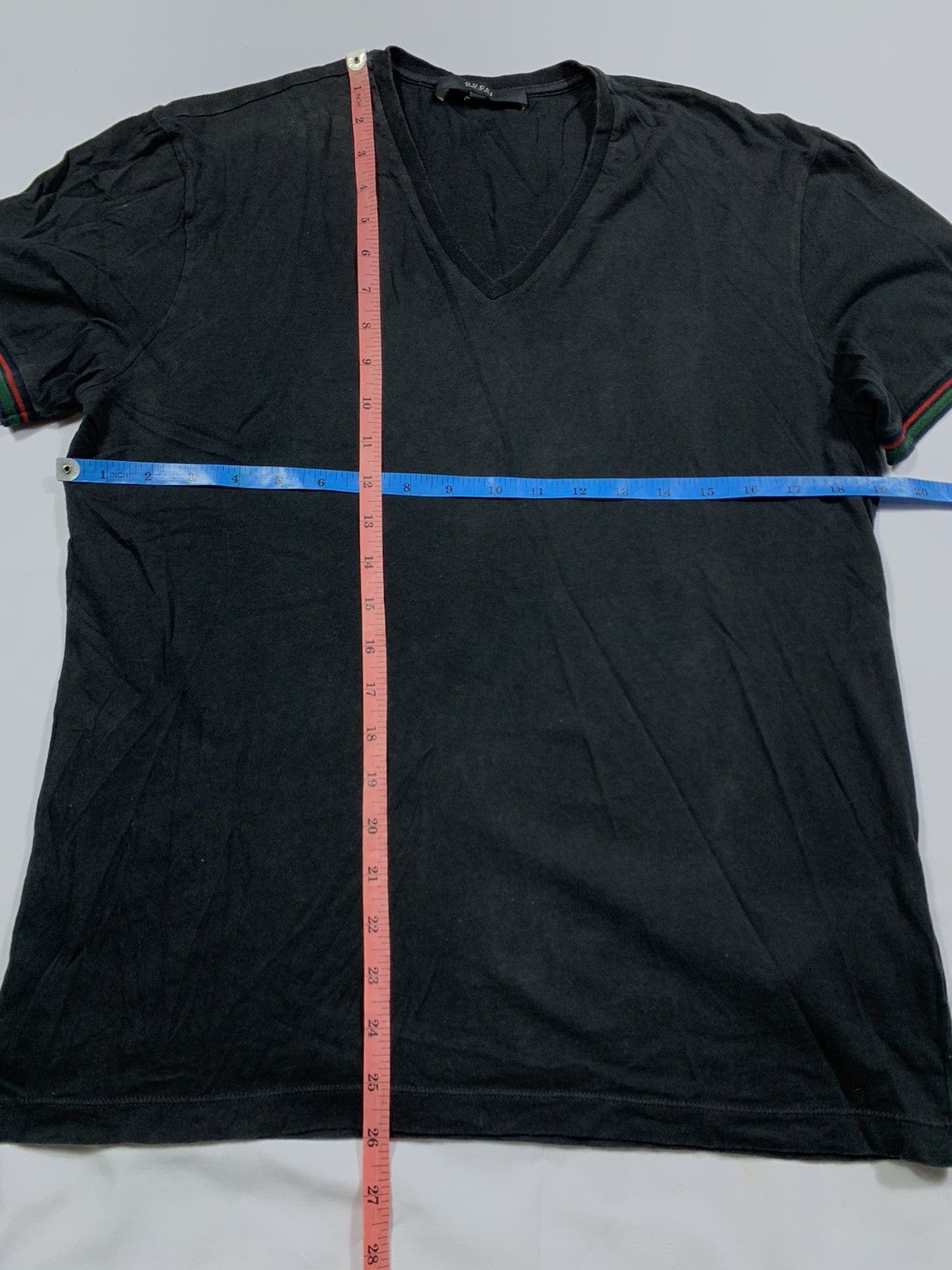 Gucci × Vintage Vintage Gucci Vneck Tshirt Size M / US 6-8 / IT 42-44 - 8 Thumbnail