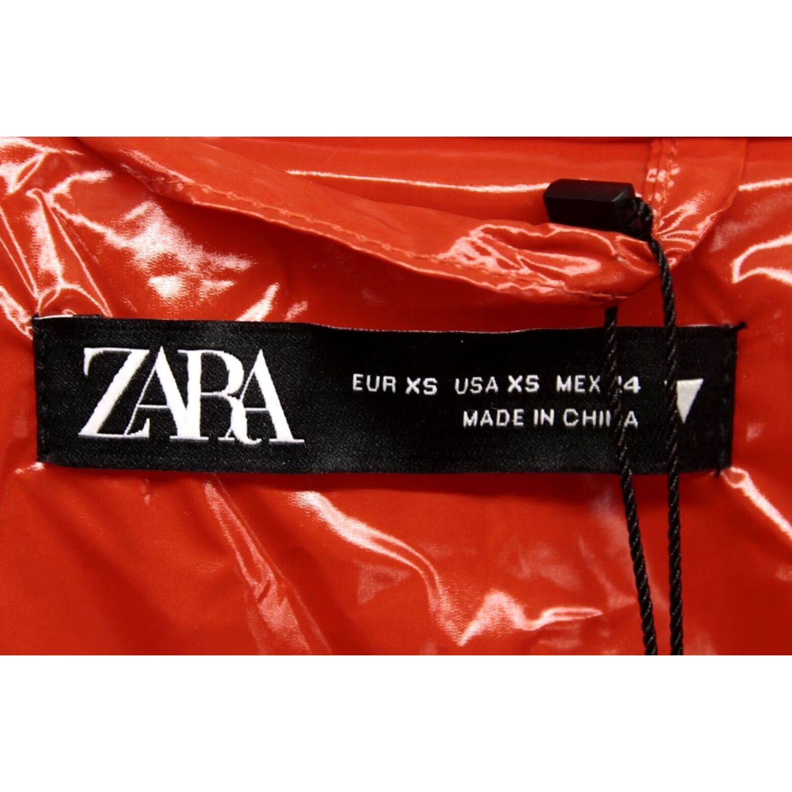 Zara Zara Cropped Puffer Jacket Red XS Women's Regular Full Zip Jacket New Size XS / US 0-2 / IT 36-38 - 6 Thumbnail