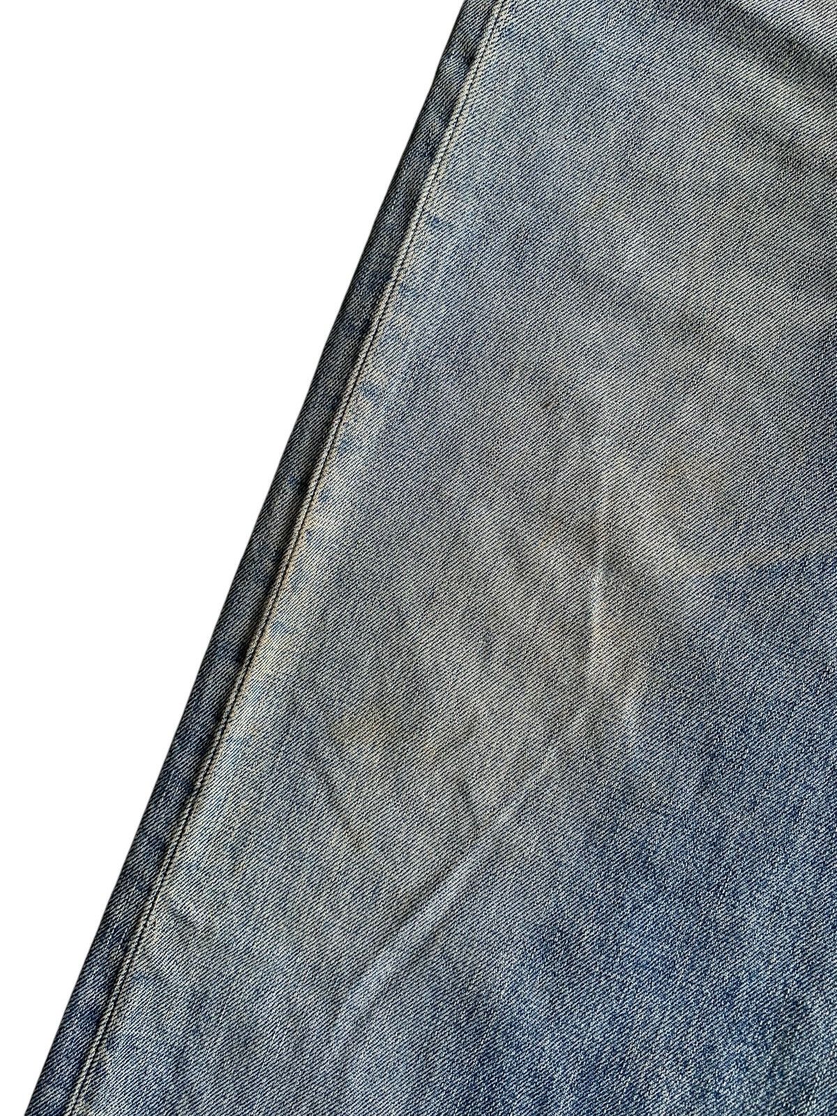 Kapital VINTAGE EDWIN 505 BAGGY SELVEDGE FADED DISTRESSED DENIM Size US 33 - 20 Thumbnail