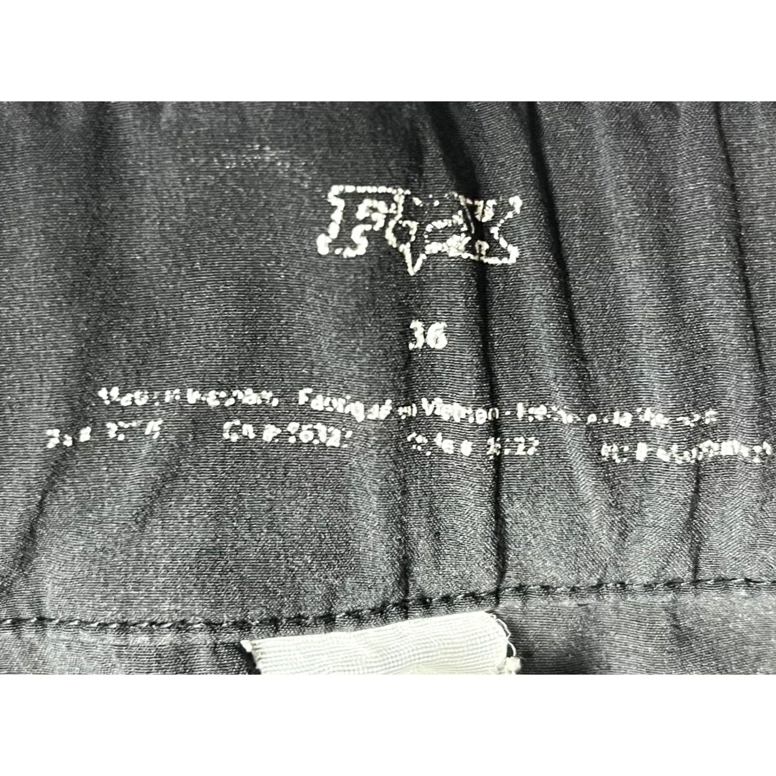 Fox Racing Fox Cycling Shorts Mens 36 Black Bermuda Outdoor Stretch Flat Front Zip Pocket Casual Men Size US 36 / EU 52 - 5 Thumbnail
