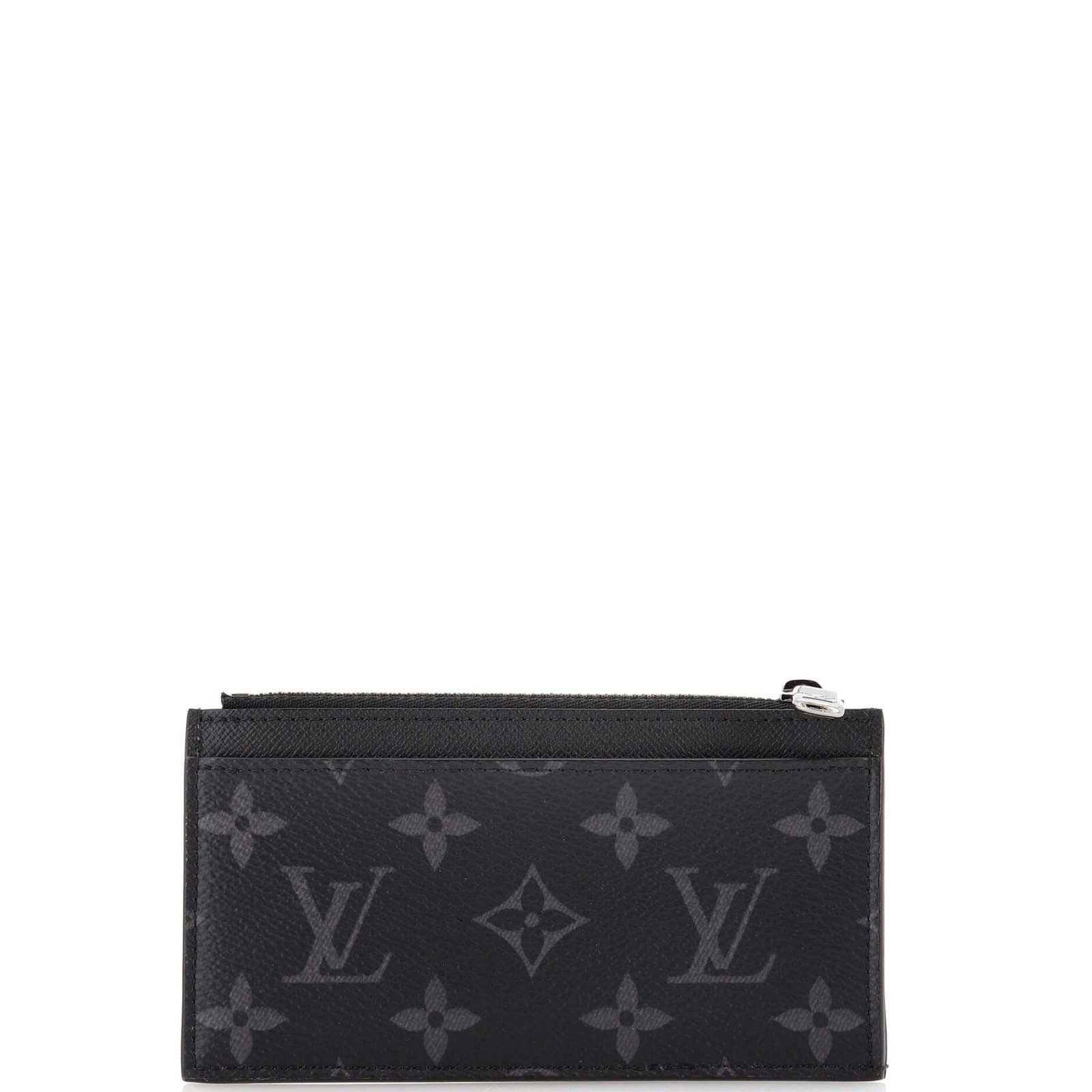 Louis Vuitton Coin Card Holder Monogram Eclipse Reverse Gray in Coated  Canvas with Silver-tone - US