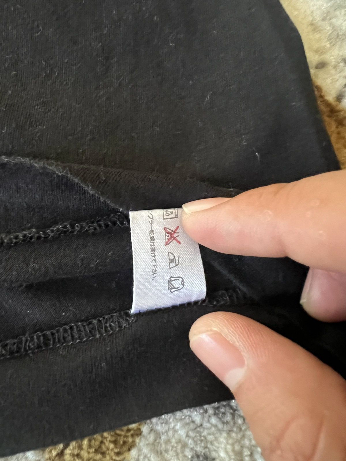Vintage × Yves Saint Laurent Vintage Yves Saint Laurent Plain Black t-shirt Size US L / EU 52-54 / 3 - 9 Thumbnail