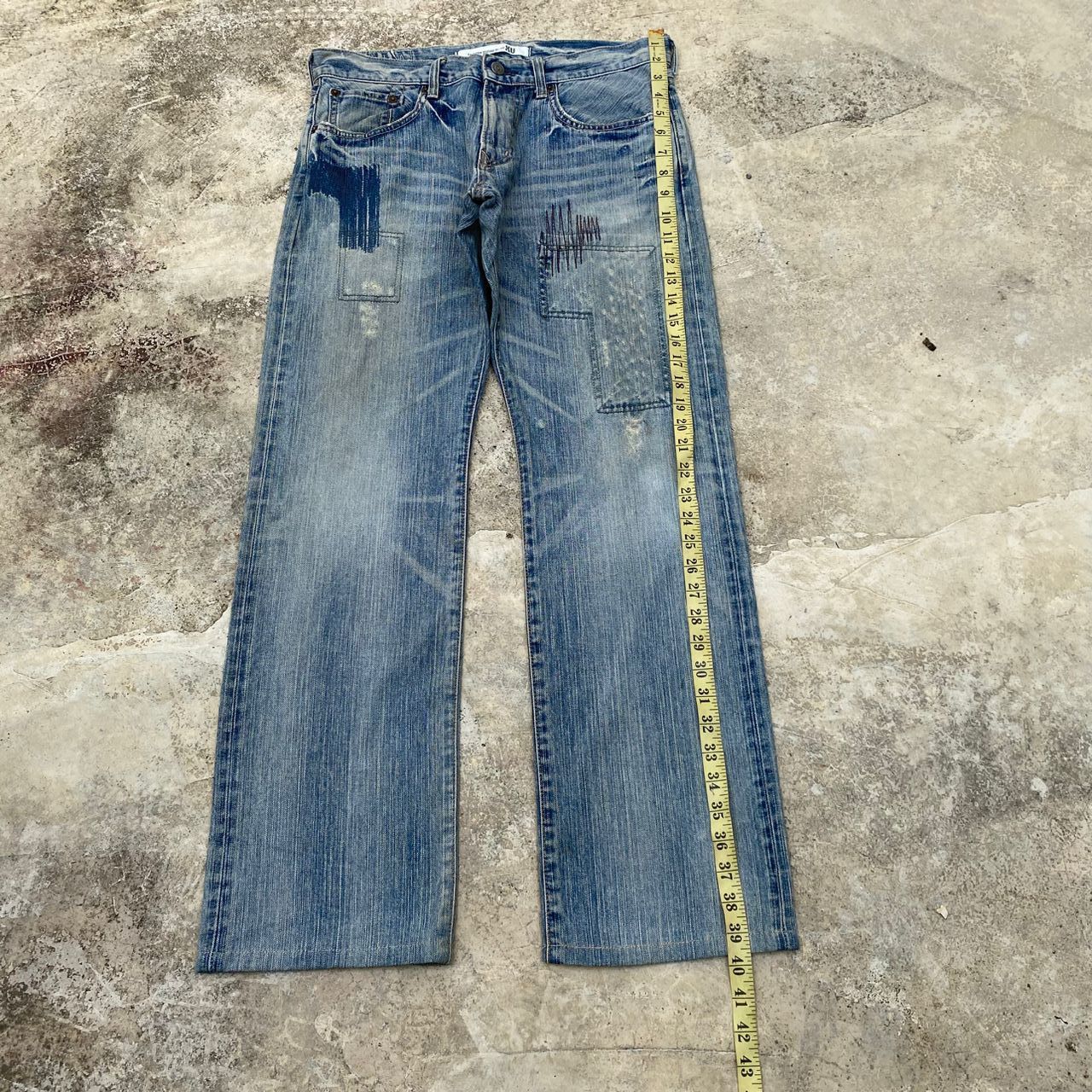 Edwin Vintage Exclusive Model XU Edwin Patchwork Denim Size US 31 - 8 Thumbnail