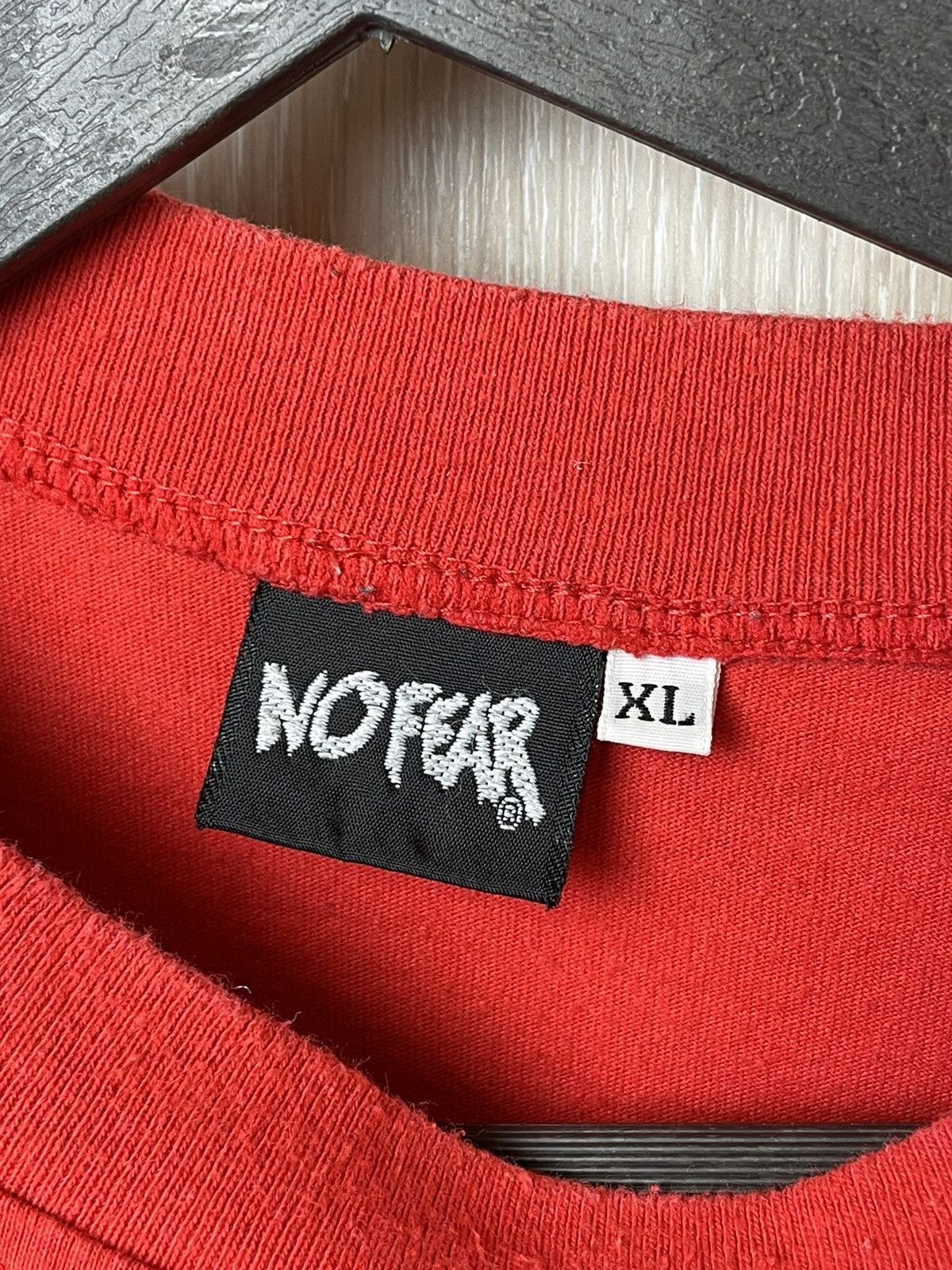No Fear Vintage No Fear Red Logo tank top Tshirt Size US XL / EU 56 / 4 - 6 Thumbnail