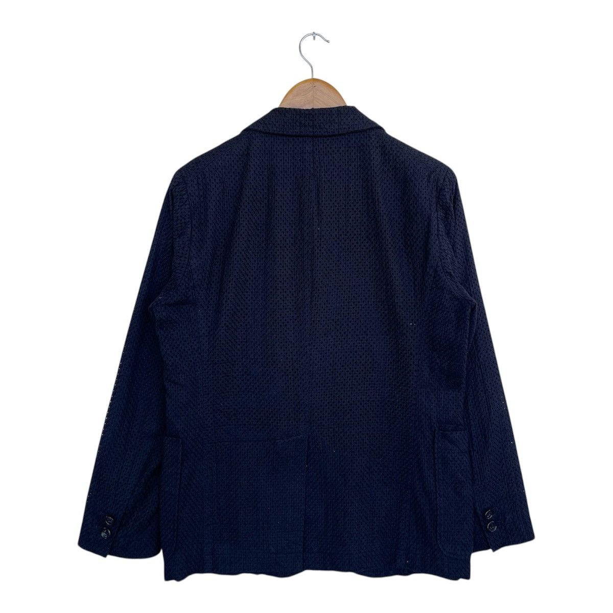Kapital BLUE BLUE JAPAN Pure Indigo Arigato Dobby Weave Jacket Size US M / EU 48-50 / 2 - 2 Thumbnail