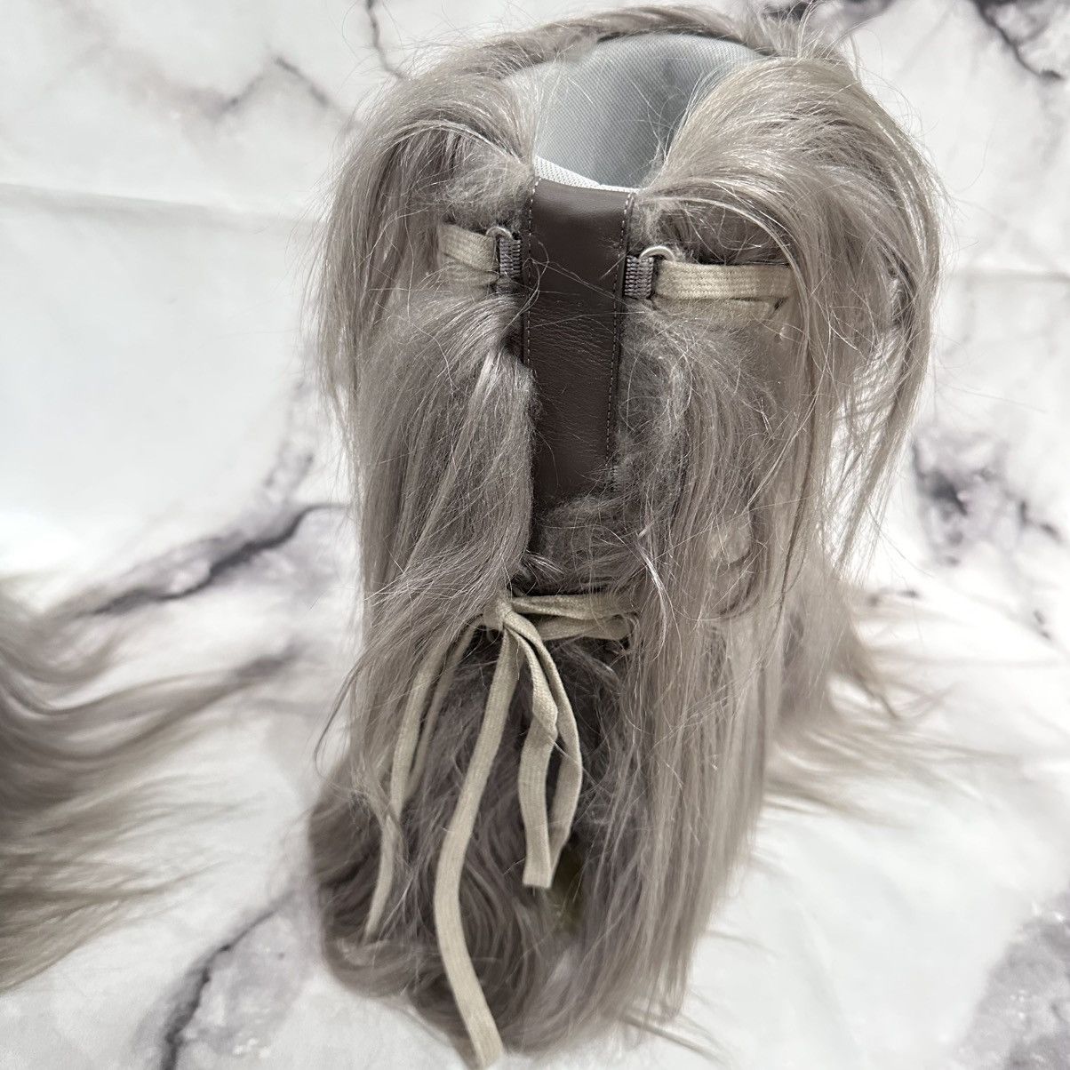 Moncler × Rick Owens MONCLER RICK OWENS BIGROCK GOAT FUR BOOTS SIZE 37 Size US 7 / IT 37 - 5 Thumbnail