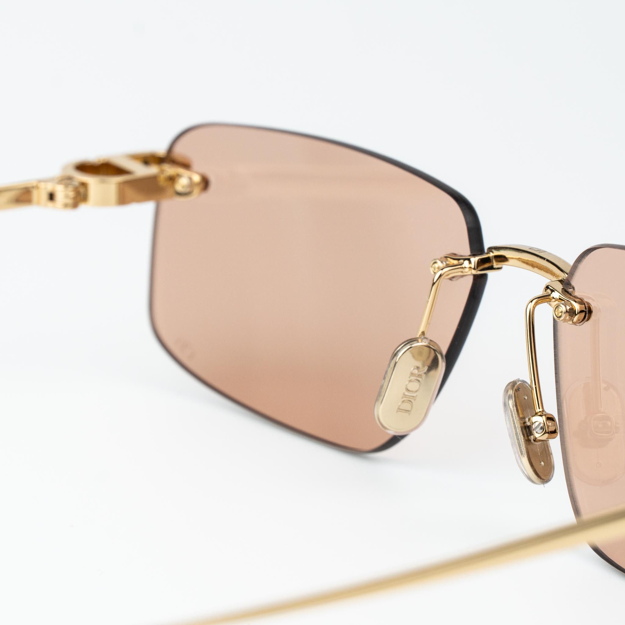 Dior Dior Women Sunglasses Rectangle CDIOR S4U B0L0 NEW AUTHENTIC Size ONE SIZE - 7 Thumbnail