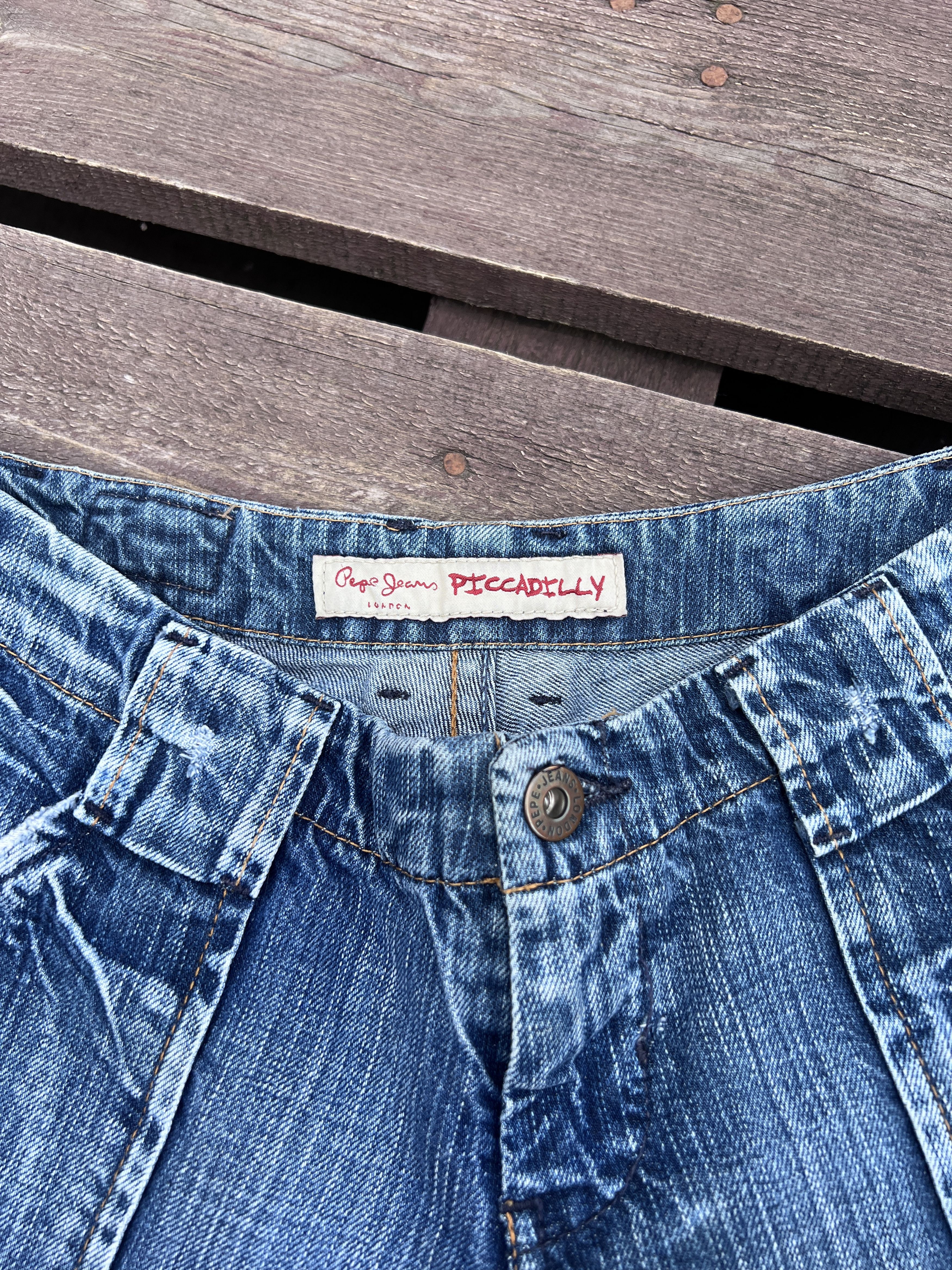Pepe Jeans Vintage Y2K Pepe Jeans Flare Jeans Washed Denim Bootcut Size 28" / US 6 / IT 42 - 19 Thumbnail