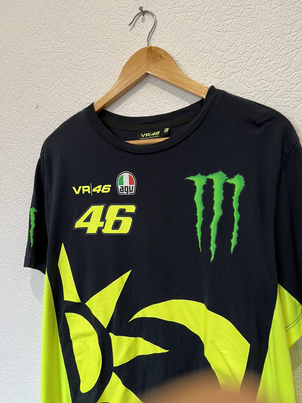Vintage Vintage Blue VR 46 Monster T Shirt Racing Size US XL / EU 56 / 4 - 2 Thumbnail