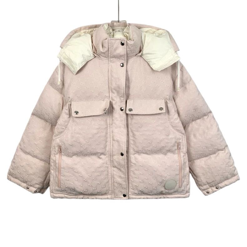 Gucci Gucci 23 styles of pink logo printed full-print hooded draw Size US XXS / EU 40 - 1 Thumbnail