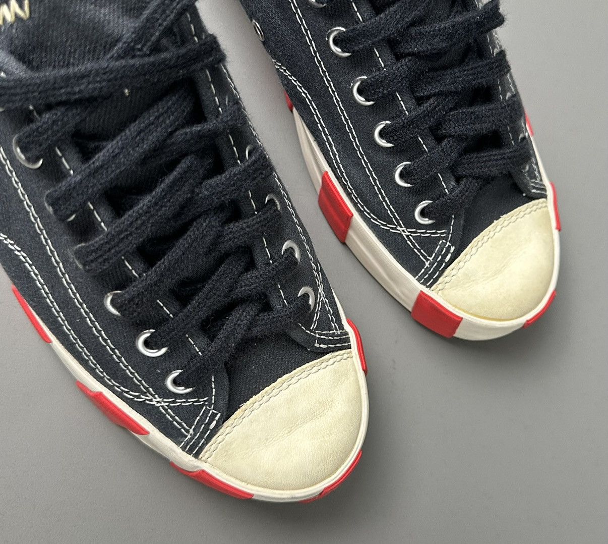 Visvim Visvim - S/S16 Skagway Lo Stripes - Low Cut Sneakers Canvas Size US 8 / IT 38 - 9 Thumbnail