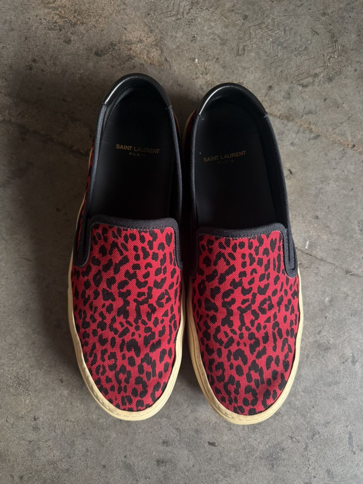 Saint Laurent Paris Rare runway exclusive baby cat Saint Laurent slipon shoes Size US 9 / EU 42 - 2 Thumbnail