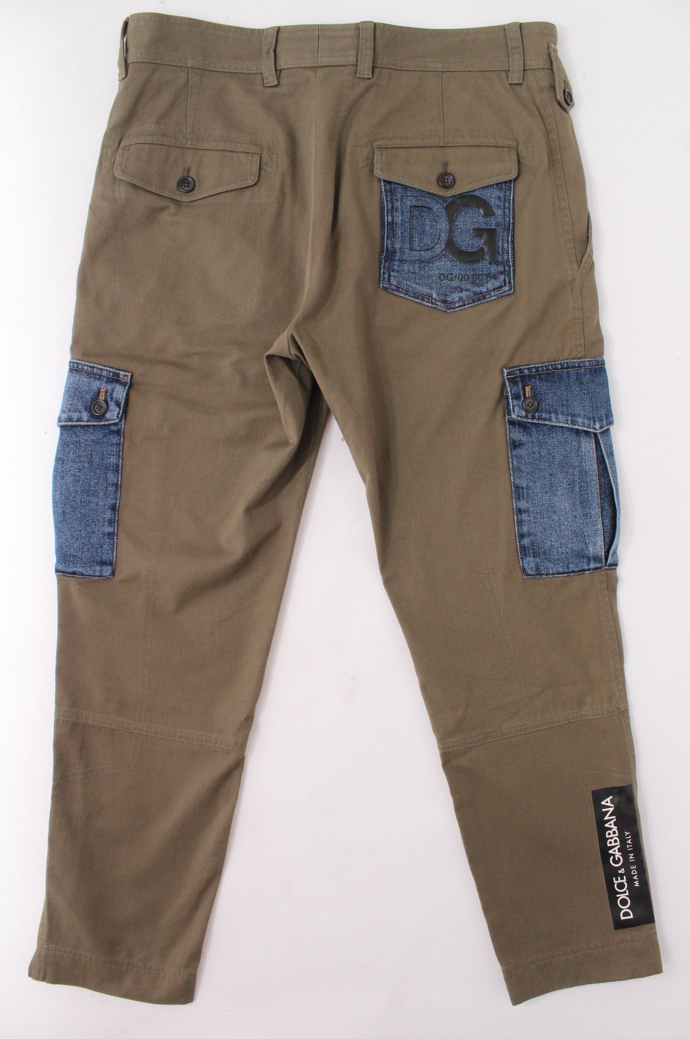 Dolce & Gabbana Dolce & Gabbana Denim Patchwork Cargo Pants IT 44 Size US 28 / EU 44 - 2 Thumbnail