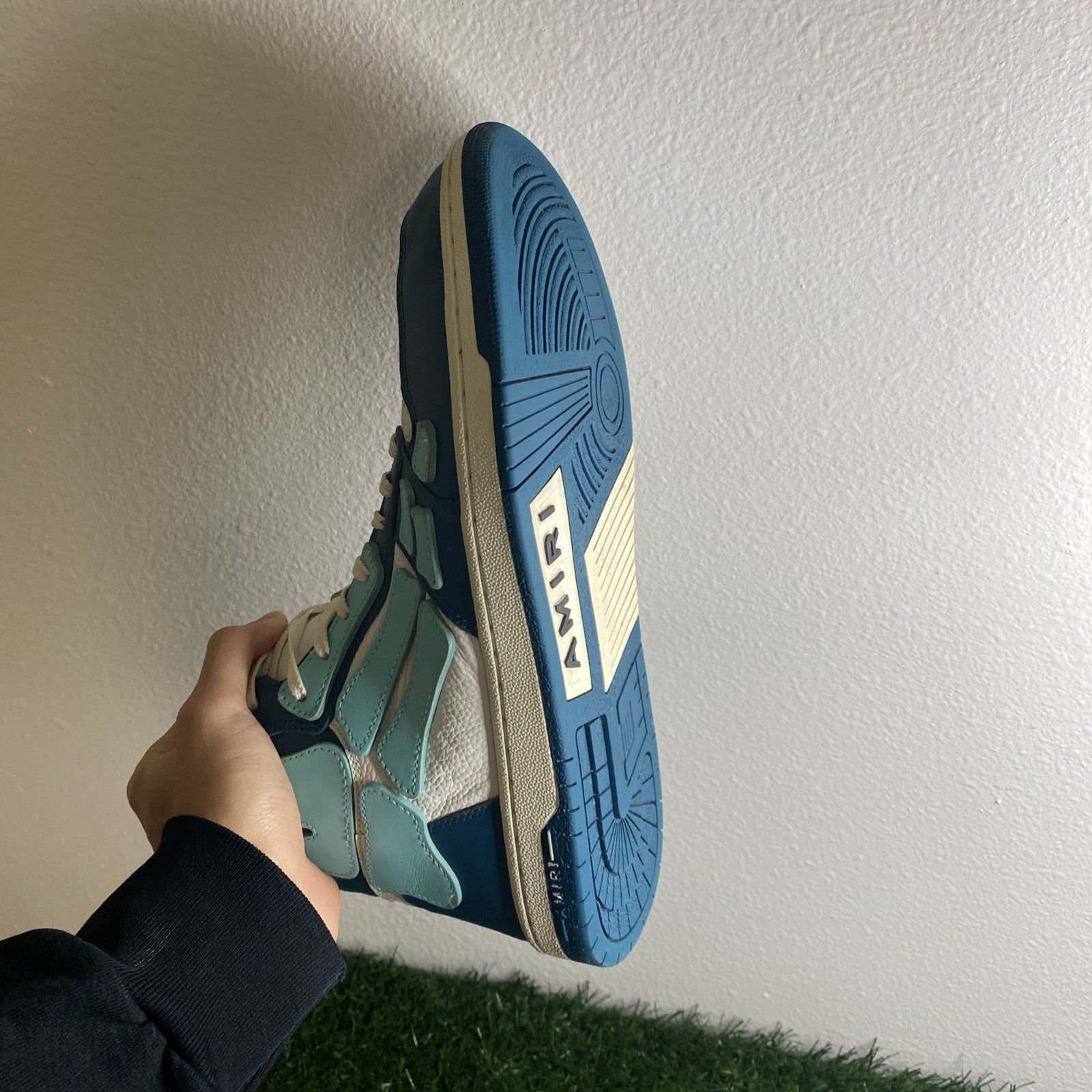 Amiri AMIRI Skel Top Hi ‘Slate Blue’ | Size 44 EU ( 11 US ) Size US 11 / EU 44 - 14 Thumbnail