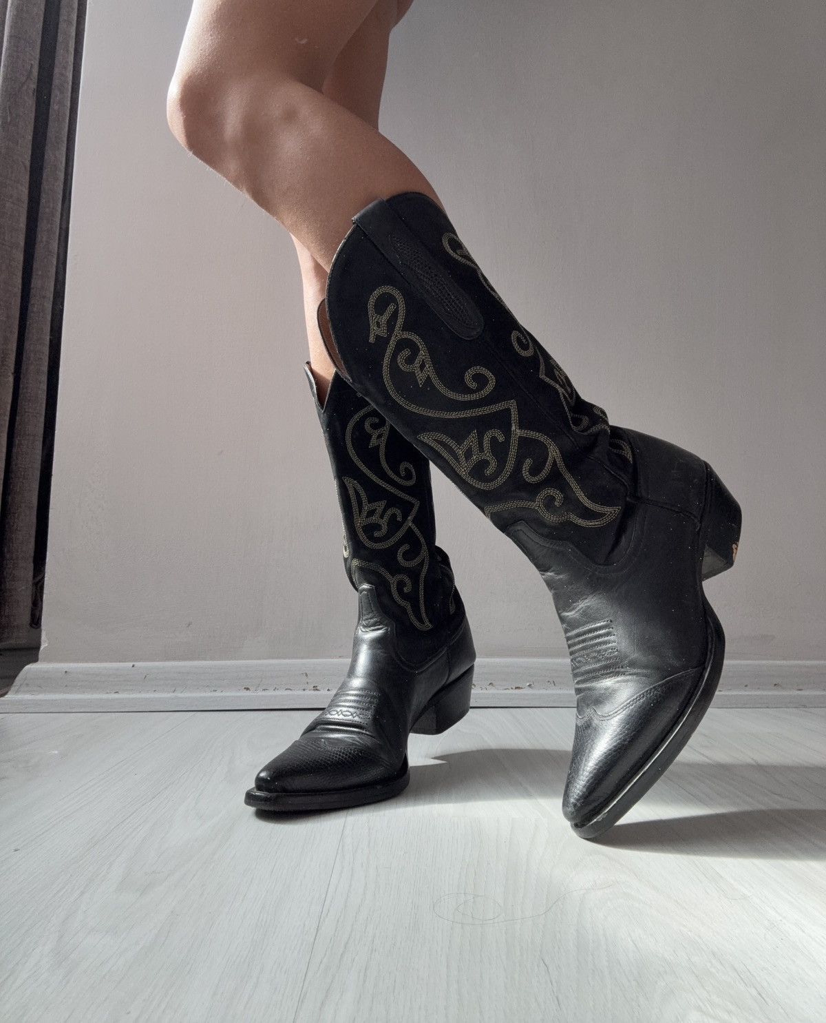 Vintage Vintage cowboy boots Size US 7.5 / IT 37.5 - 3 Thumbnail