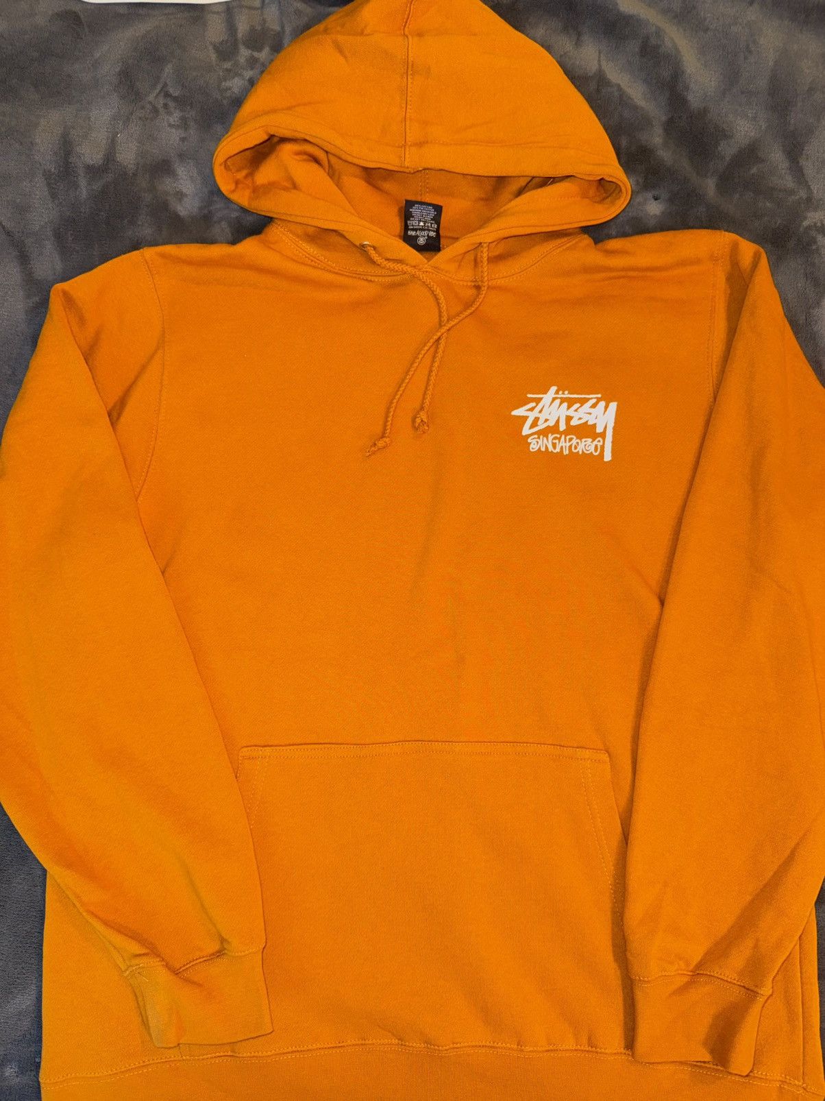 Stussy Stussy Singapore Chapter Hoodie Orange Size XL Size US XL / EU 56 / 4 - 1 Thumbnail