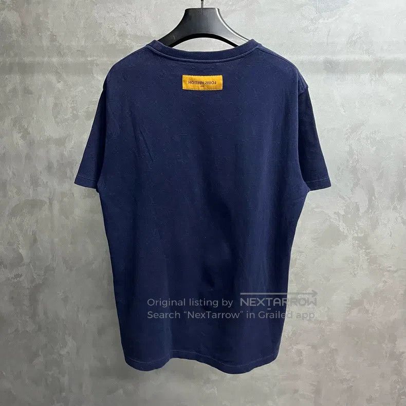 Louis Vuitton Louis Vuitton Blue beaded animal print short sleeve T-shir Size US XL / EU 56 / 4 - 5 Thumbnail