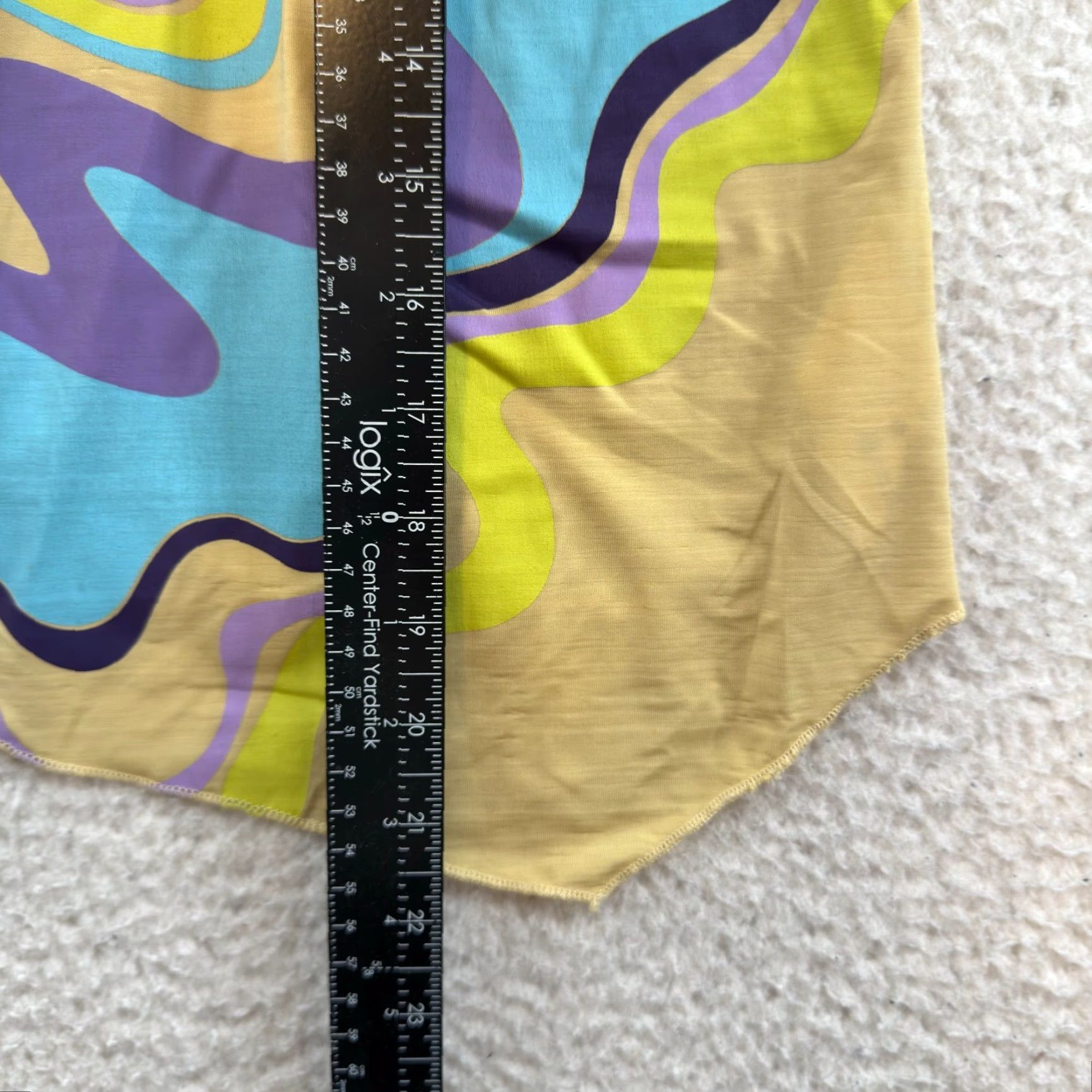 Vintage VINTAGE Naf Naf Halter Top Abstract Groovy Retro Rave Fairy Whimsigoth Shirt Adults Womens M Purple Size M / US 6-8 / IT 42-44 - 6 Thumbnail