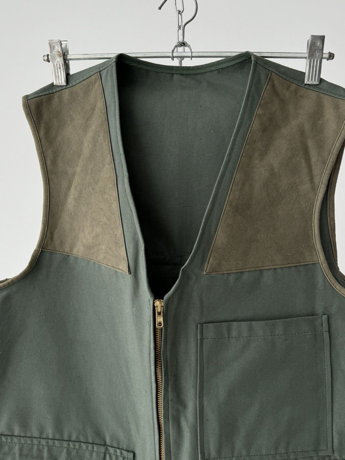 Vetra × Vintage 1970s French ‘Eclair’ Zip Hunting Shooting Vest Size US M / EU 48-50 / 2 - 3 Thumbnail
