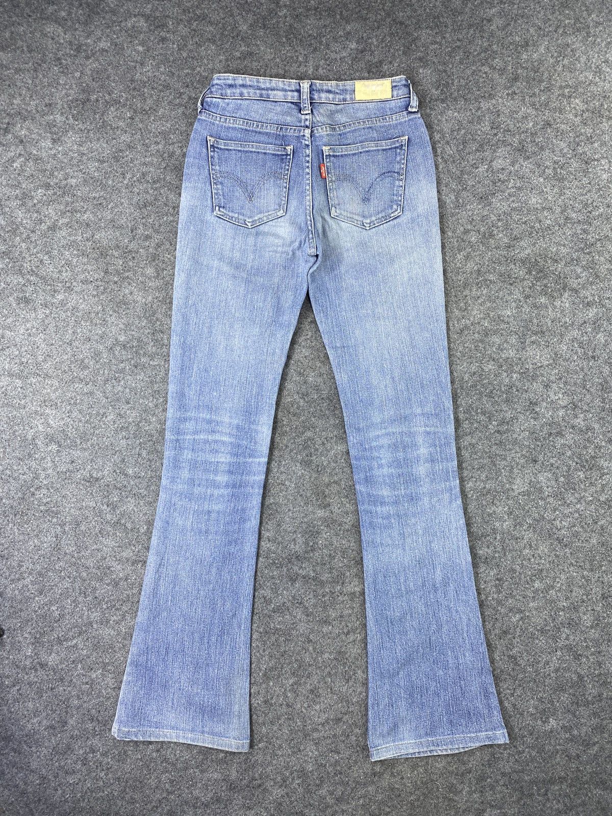 Levi's Vintage Levis Perfect Body Flare Blue Wash Jeans - J1024 Size 25" / US 0 / IT 36 - 4 Thumbnail