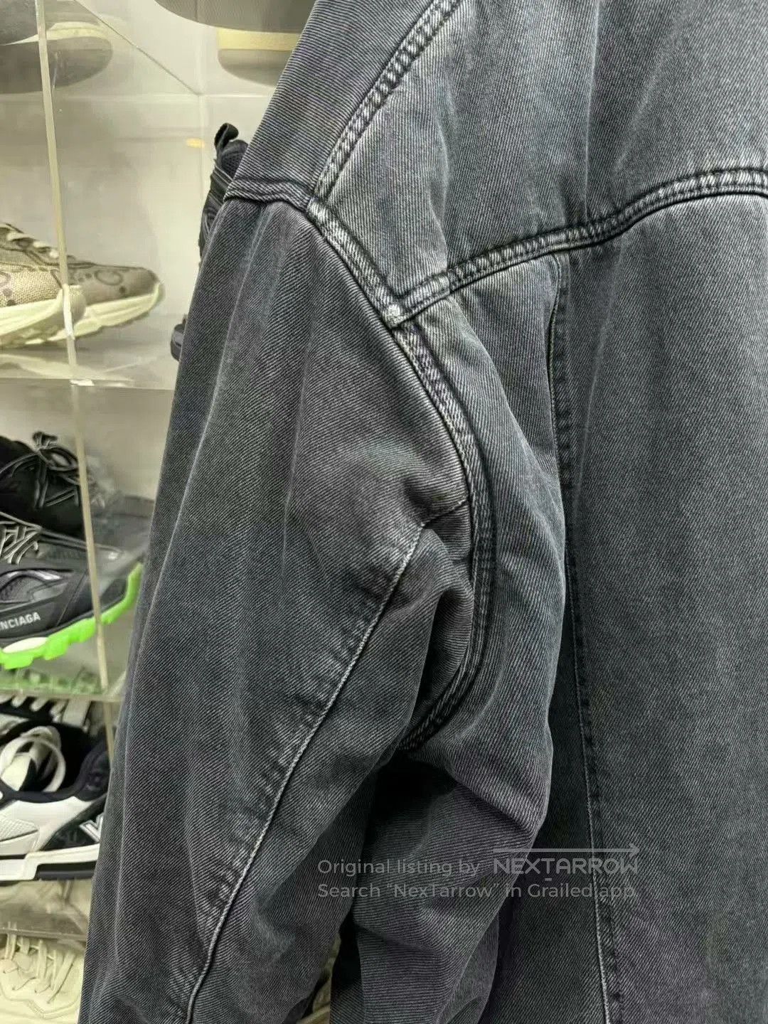 Balenciaga balenciaga color-block oversized denim jacket. Size US M / EU 48-50 / 2 - 2 Thumbnail