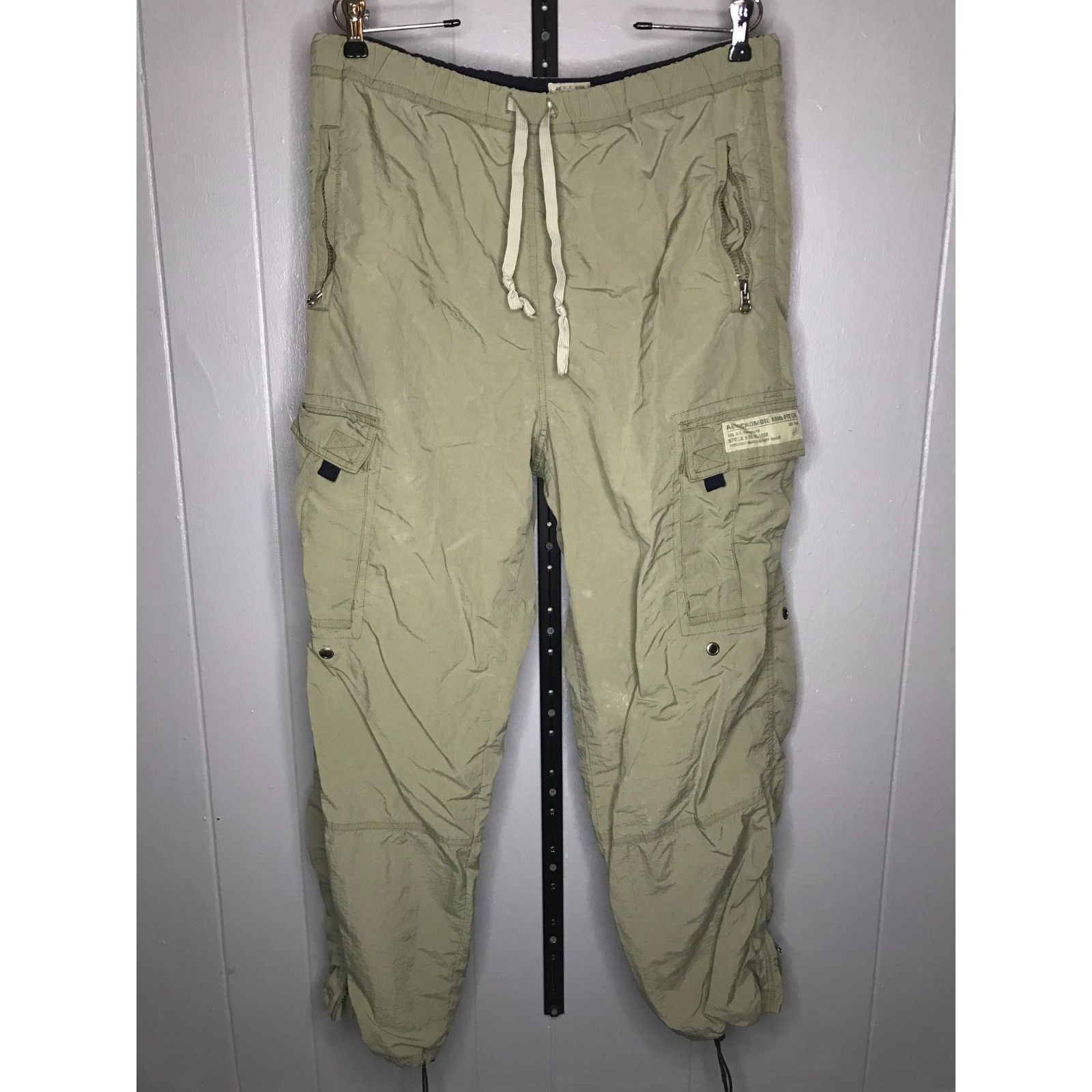 Abercrombie & Fitch Vintage Abercrombie Fitch Pants Mens LG 32 Paratrooper Nylon Size US 32 / EU 48 - 1 Thumbnail