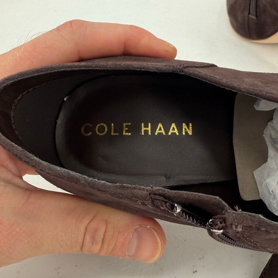 Cole Haan NEW Cole Haan Grand 360 Heeled Booties Pointed Toe Brown Size US 7.5 / IT 37.5 - 7 Thumbnail