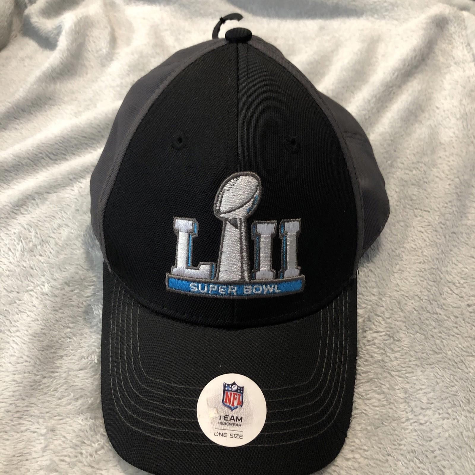 NFL NFL Super Bowl LII 2018 Cap M Adult OSFA Black W/Tags Size ONE SIZE - 1 Thumbnail