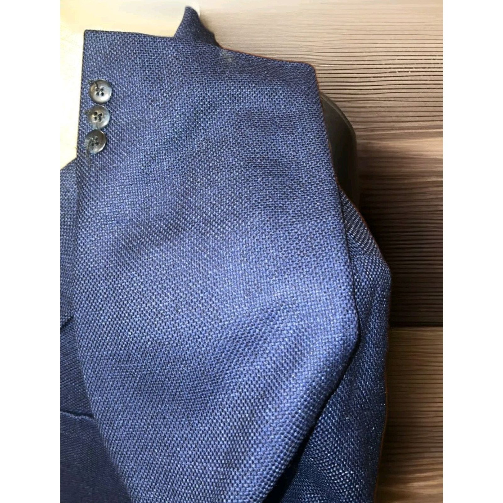 Paul Stuart Paul Stuart Men's Sapphire Blue Blazer 42R $1,395 Size 42R - 2 Thumbnail