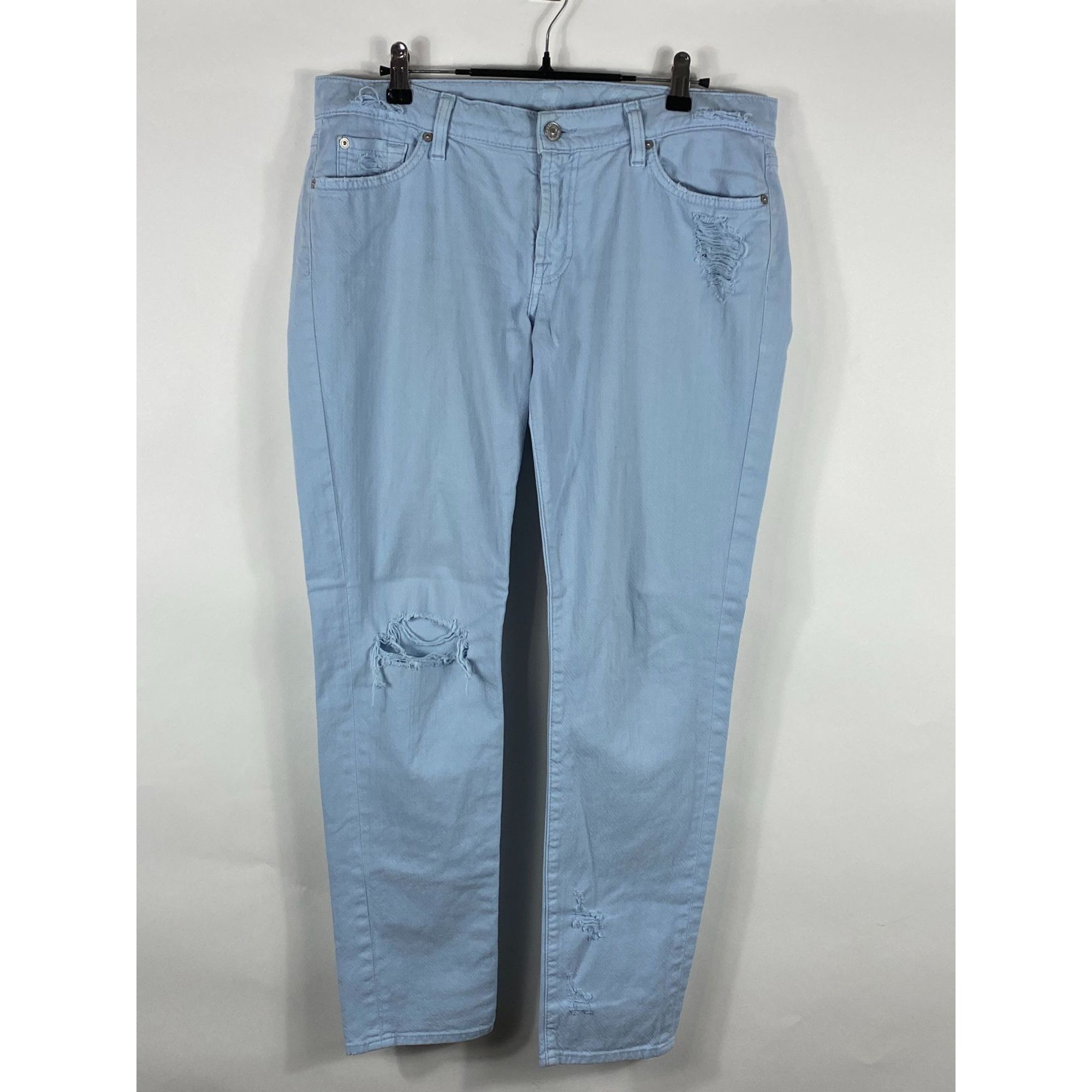 Other Seven for All Mankind Slim Tapered Denim Jeans Blue 32x28 Wo Size 32" / US 10 / IT 46 - 1 Thumbnail