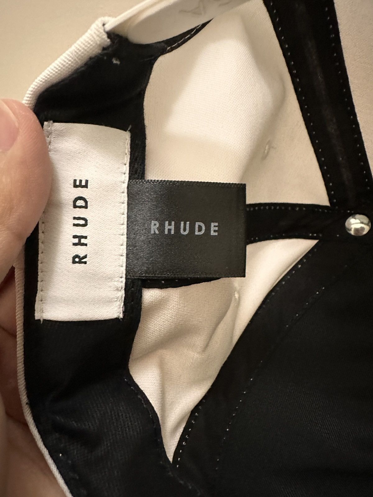 Rhude Rhude Trucker Hat USA White Size ONE SIZE - 5 Thumbnail