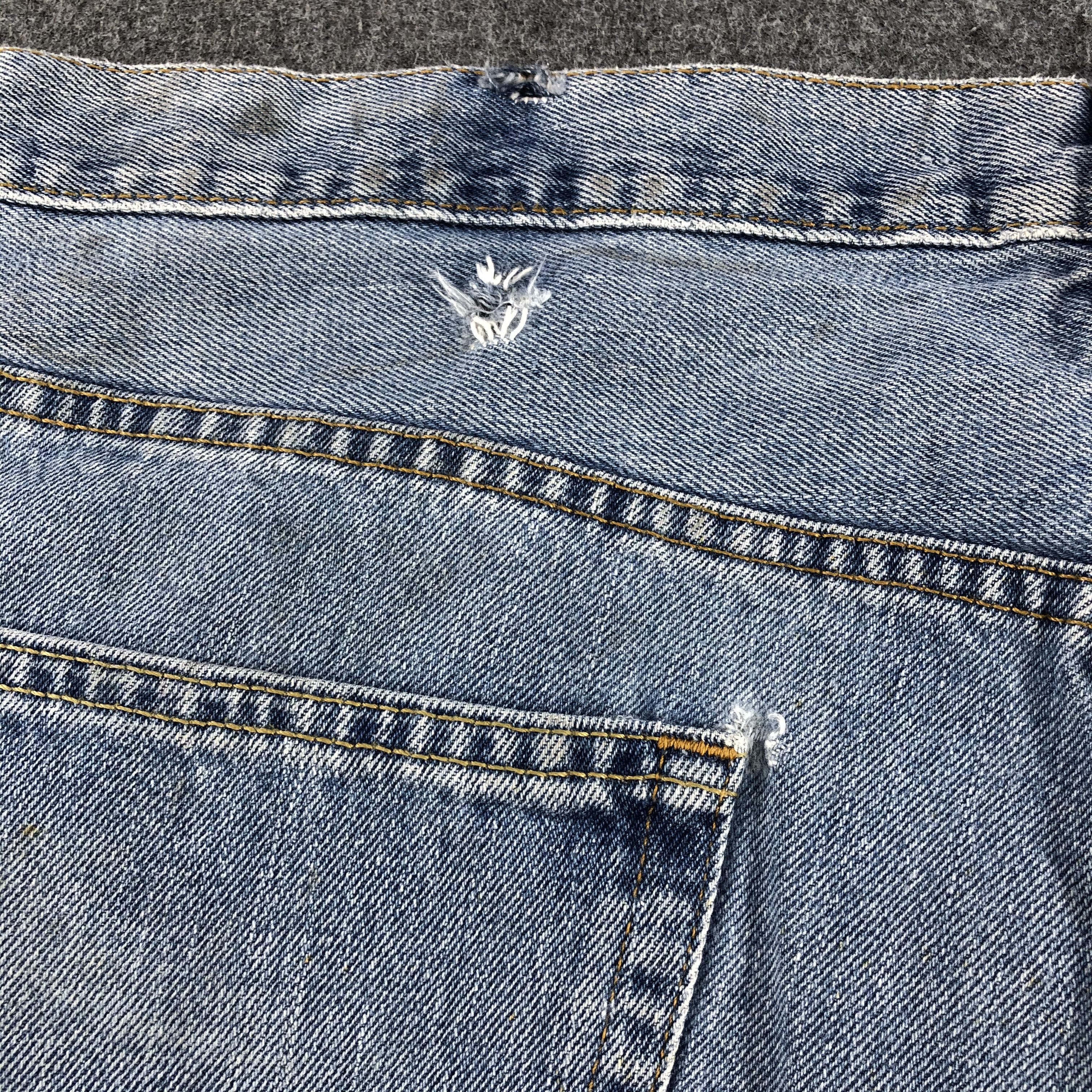 Levi's Vintage Blue Wash Levis 550 Jeans-J1719 Size US 42 / EU 58 - 9 Thumbnail