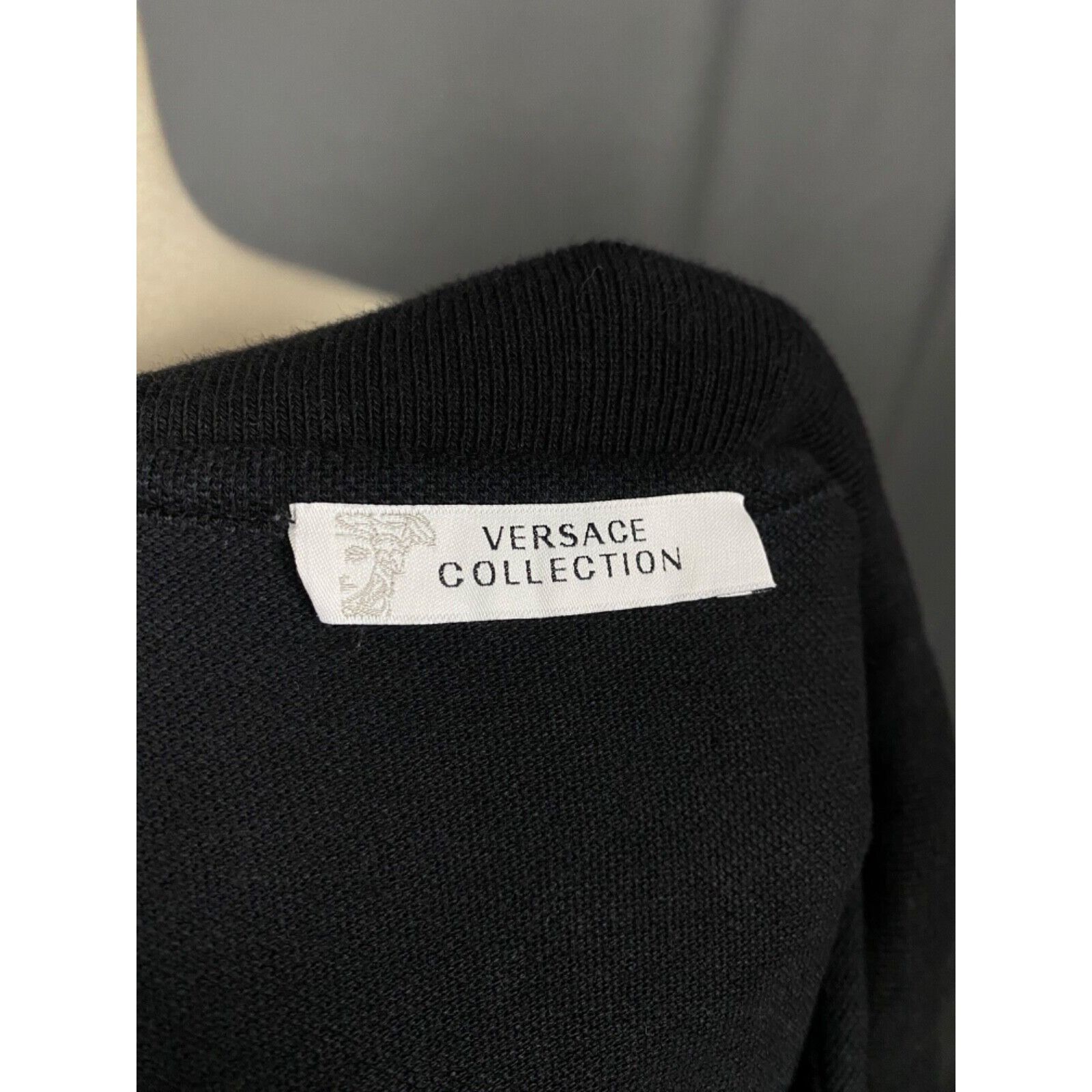 Versace Versace Collection Small Logo Men's Black Polo T-Shirt Size Size US S / EU 44-46 / 1 - 9 Thumbnail