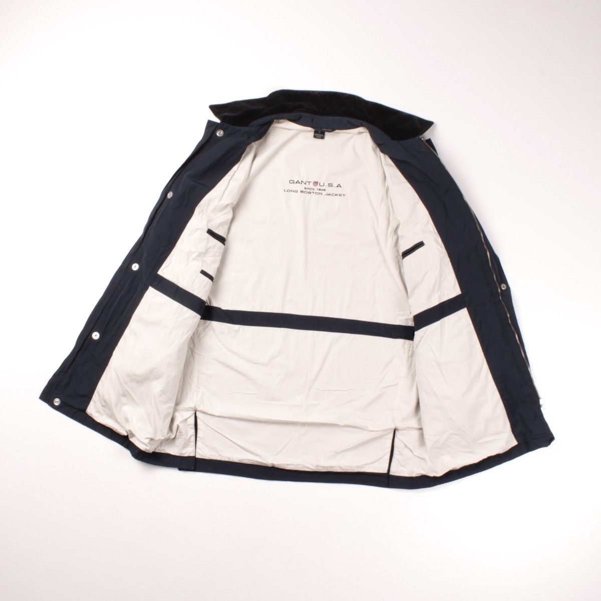 Gant GANT Nylon Full Zip Jacket Dark Blue Size: XL Size US XL / EU 56 / 4 - 22 Thumbnail