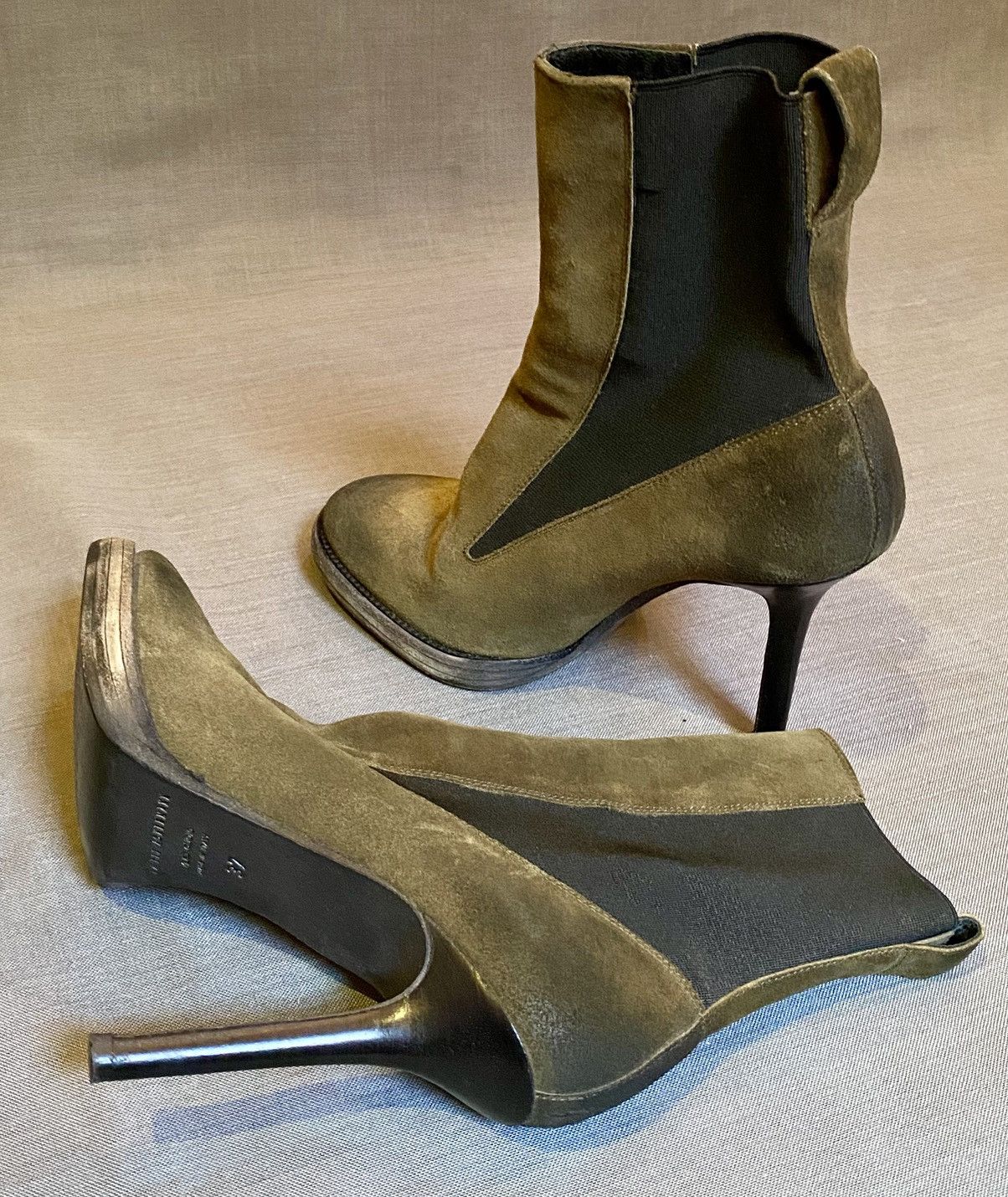 Haider Ackermann Haider Ackermann brushed leather heel boots Size US 6 / IT 36 - 5 Thumbnail