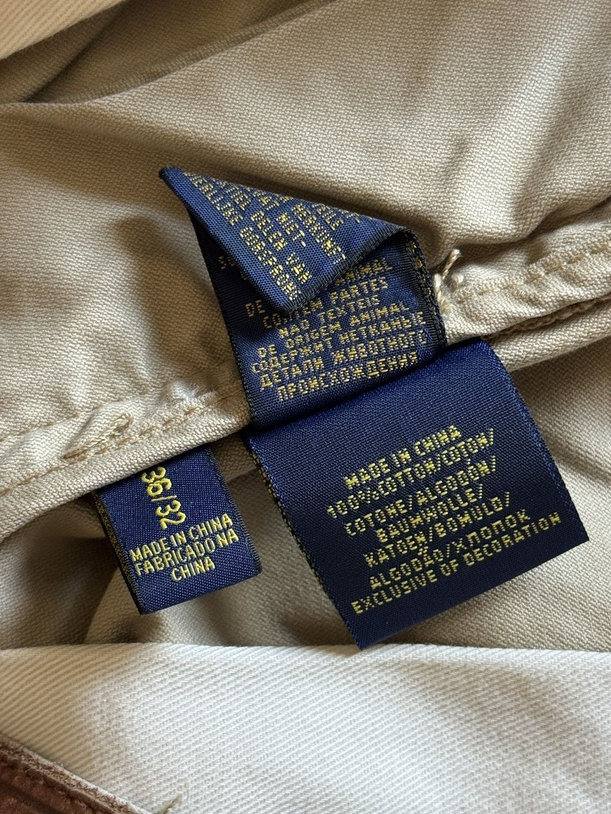 Polo Ralph Lauren Polo Ralph Lauren 36/32 casual chinos trousers pants luxury Size US 36 / EU 52 - 11 Thumbnail