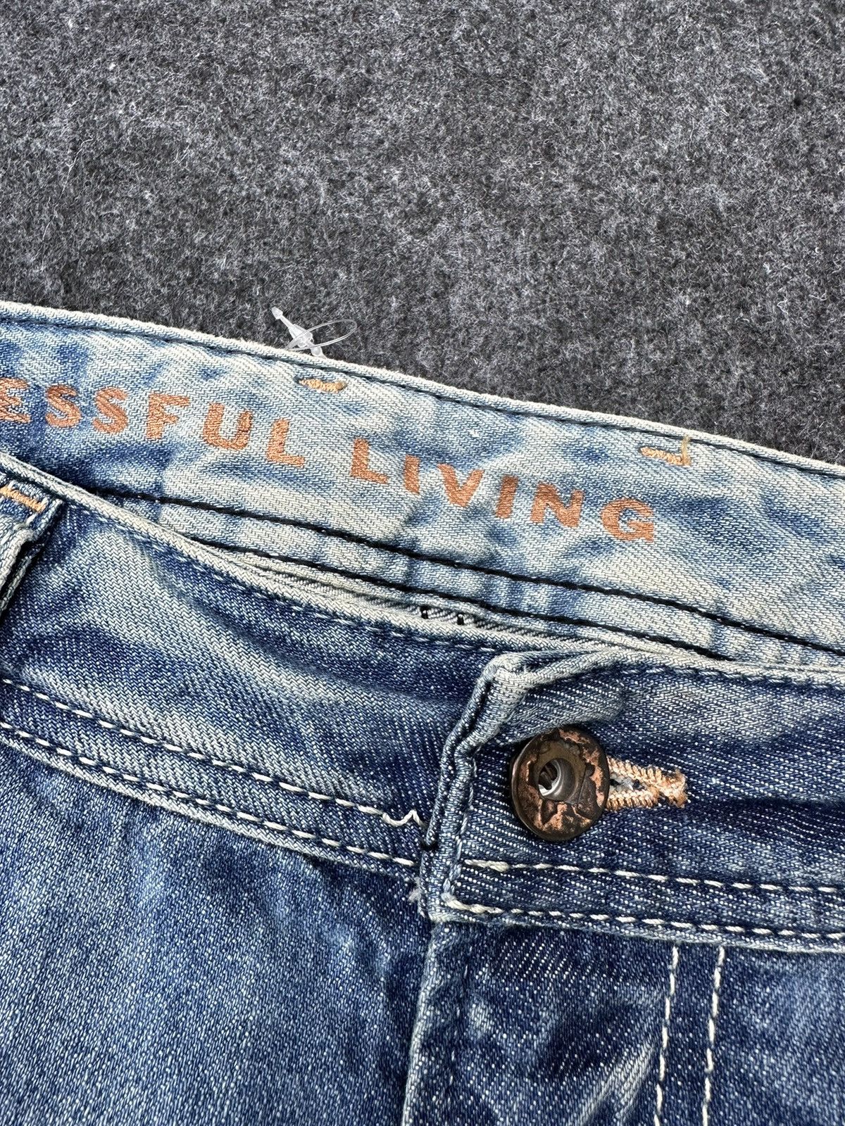 Beauty Beast × Diesel Diesel Italy Krooley Acid Design Regular Slim Denim D38 Size US 30 / EU 46 - 13 Thumbnail