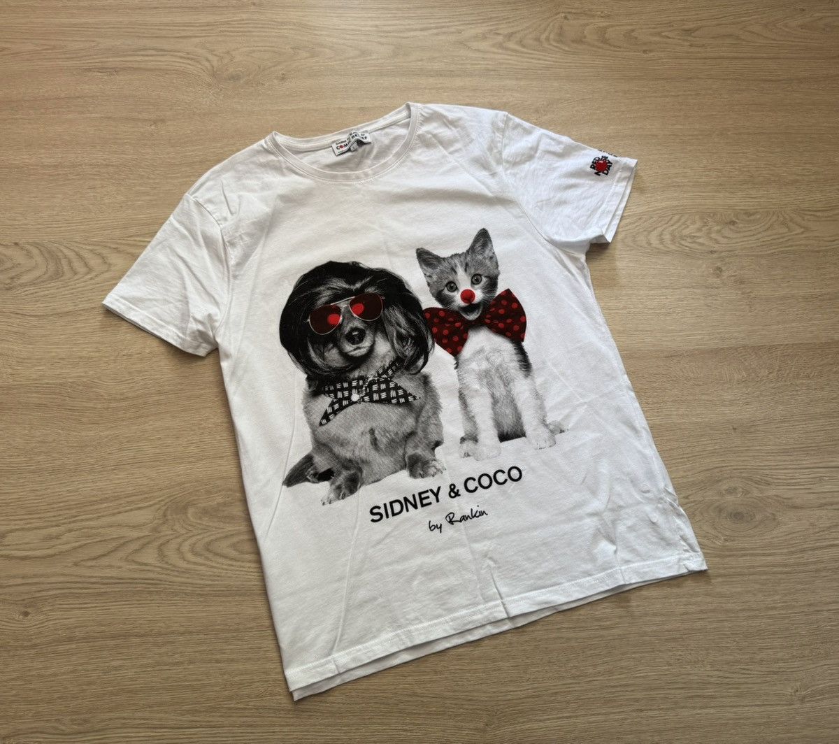 Vivienne Westwood Vintage 00’s Comic Relief Sidney and Coco Designer T-Shirt Size US L / EU 52-54 / 3 - 1 Thumbnail