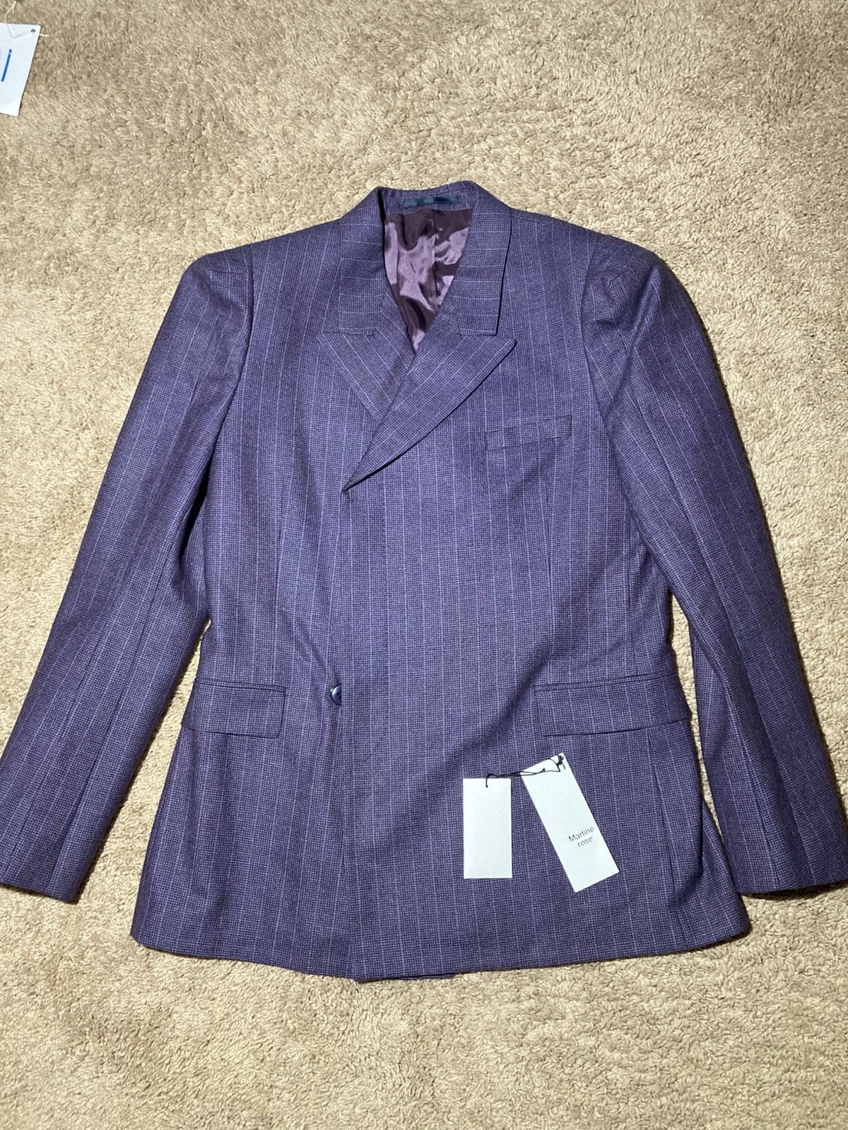 Martine Rose New AW21 Martine Rose Boxy Shoulder Jacket Wrap 48 Size 48R - 2 Thumbnail