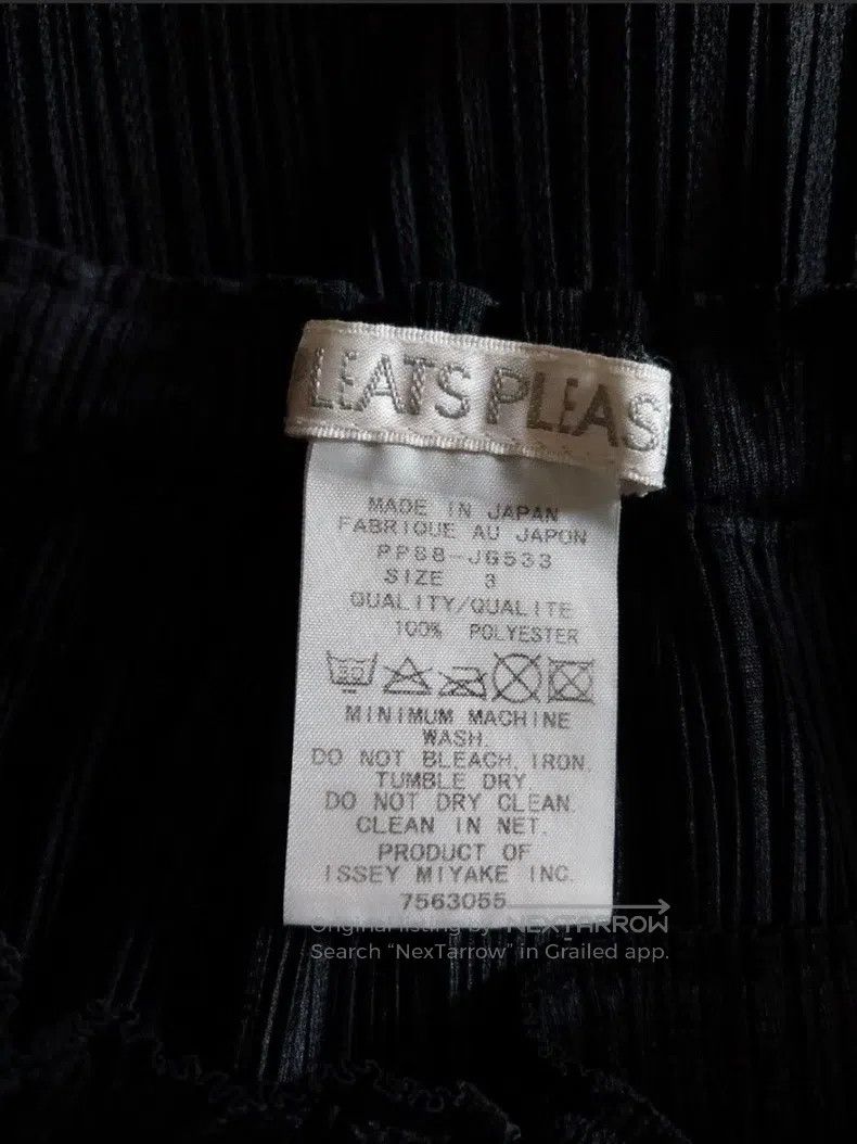 Issey Miyake Issey Miyake size:3 Black Double-layer Patchwork Midi Skir Size 23" - 5 Thumbnail