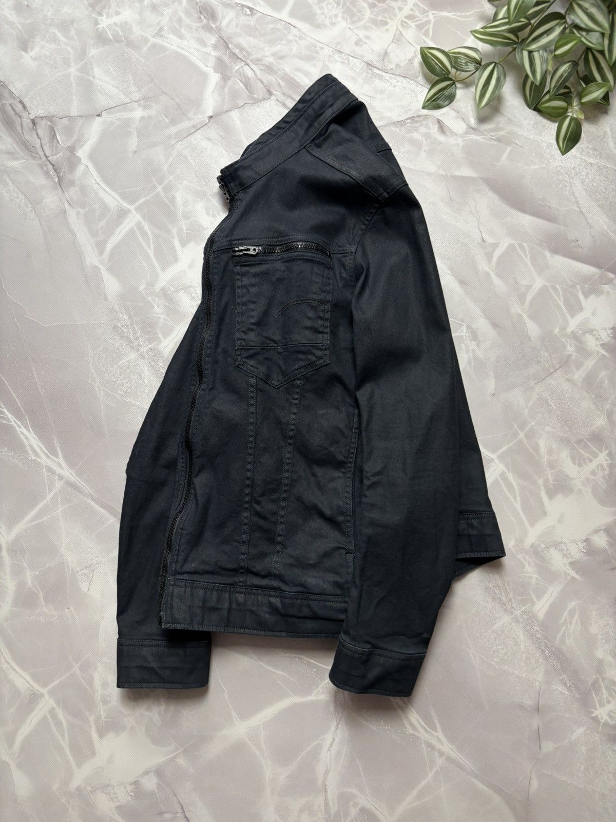 G-Star G-Star RAW Arc Zip Deconstructed 3D Slim Denim Jacket Mens L Size US L / EU 52-54 / 3 - 6 Thumbnail