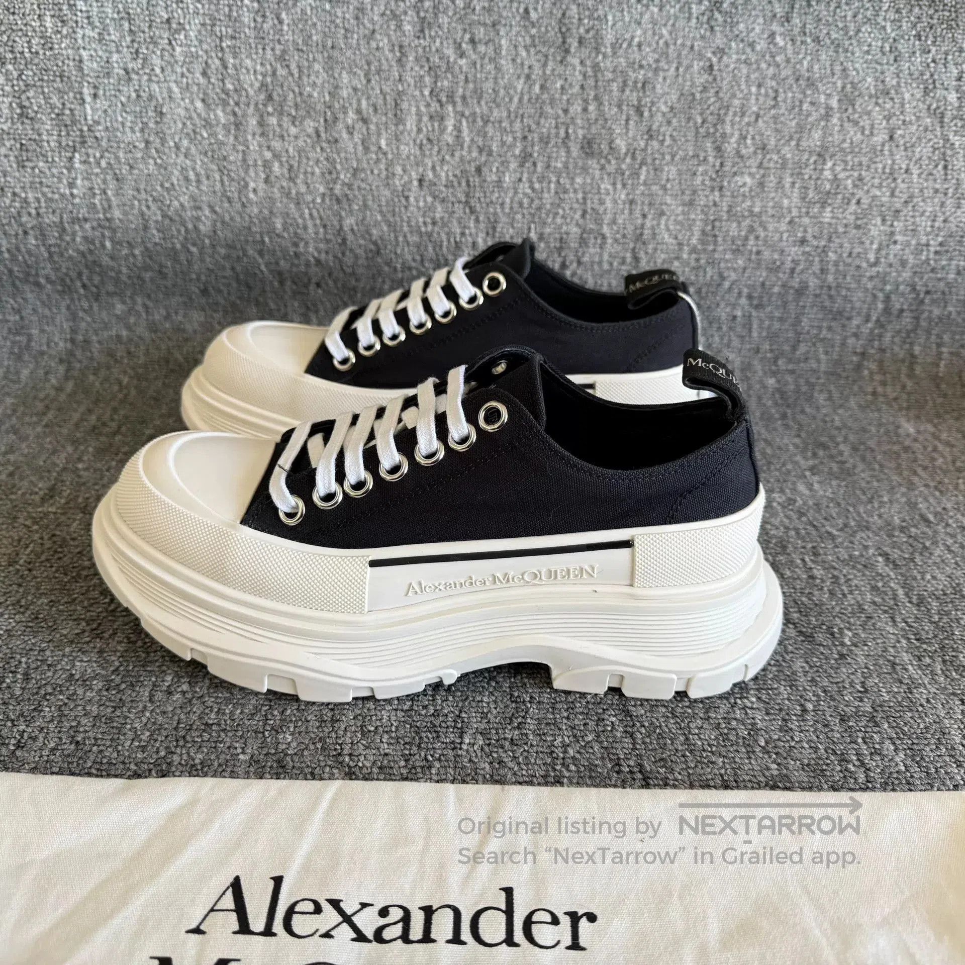 Alexander McQueen Alexander McQueen Platform Canvas Shoes. Size US 6 / IT 36 - 1 Thumbnail