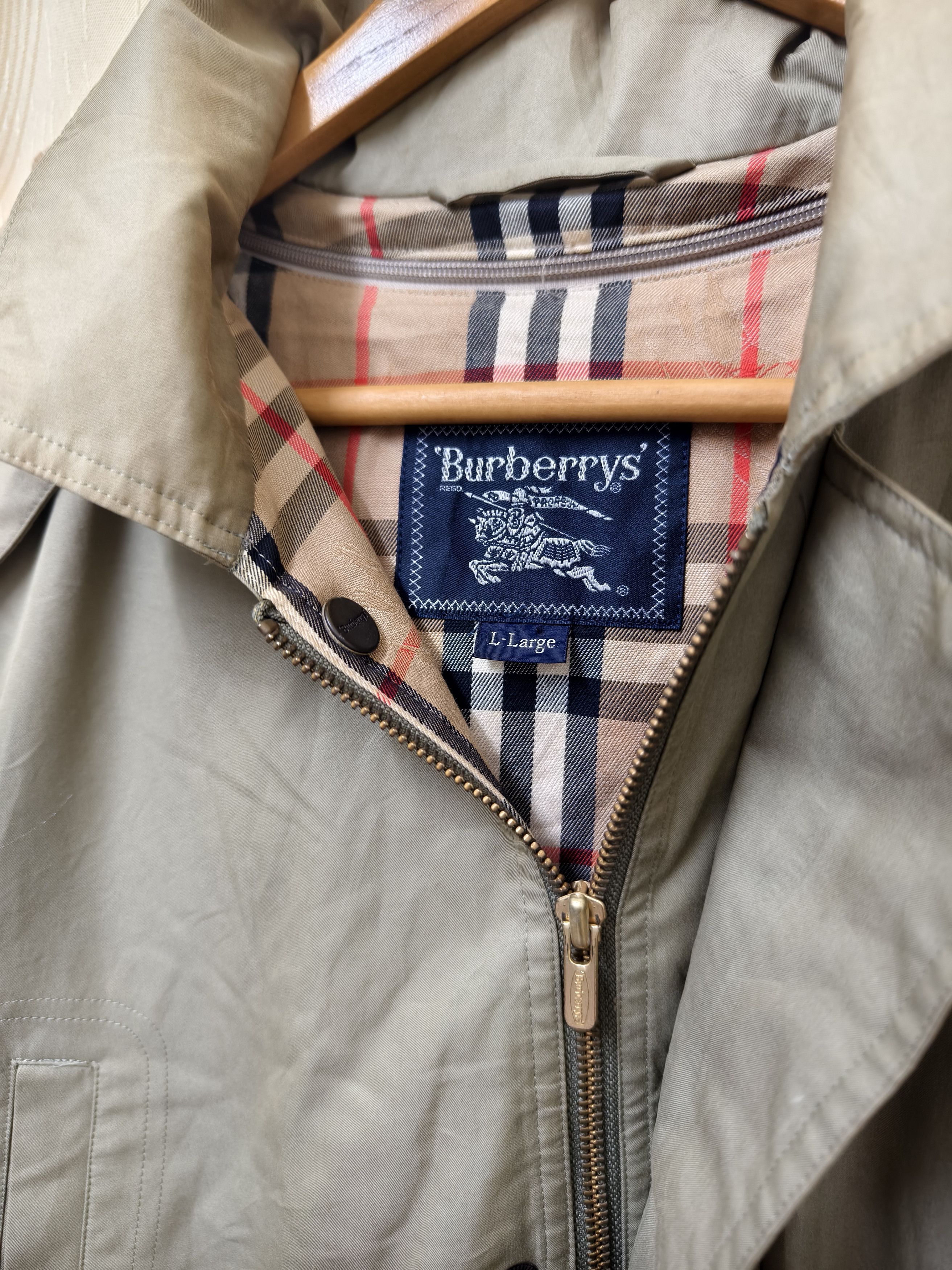 Burberry Prorsum Burberrys Vintage Nova Check Lined Hooded Parka Size US L / EU 52-54 / 3 - 8 Thumbnail