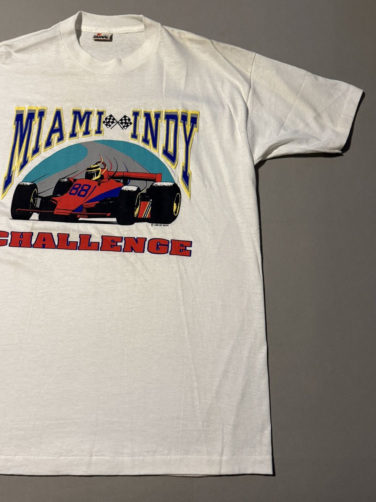 Vintage Vintage Miami Indy Challenge 1988 Signal Mega-Tee T-Shirt Size US L / EU 52-54 / 3 - 2 Thumbnail