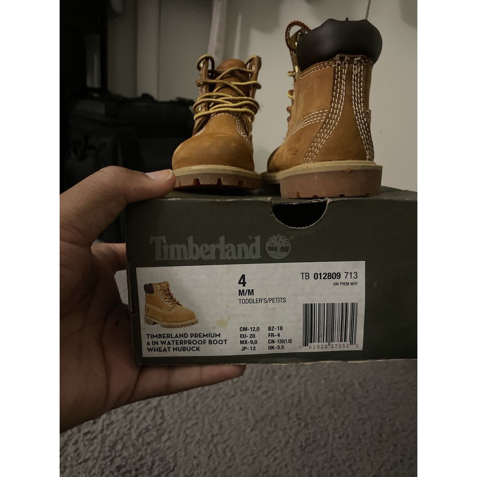Timberland Size 4c-Timberland Premium 6-Inch Waterproof Wheat Boots US Size US 5 / EU 37 - 6 Thumbnail