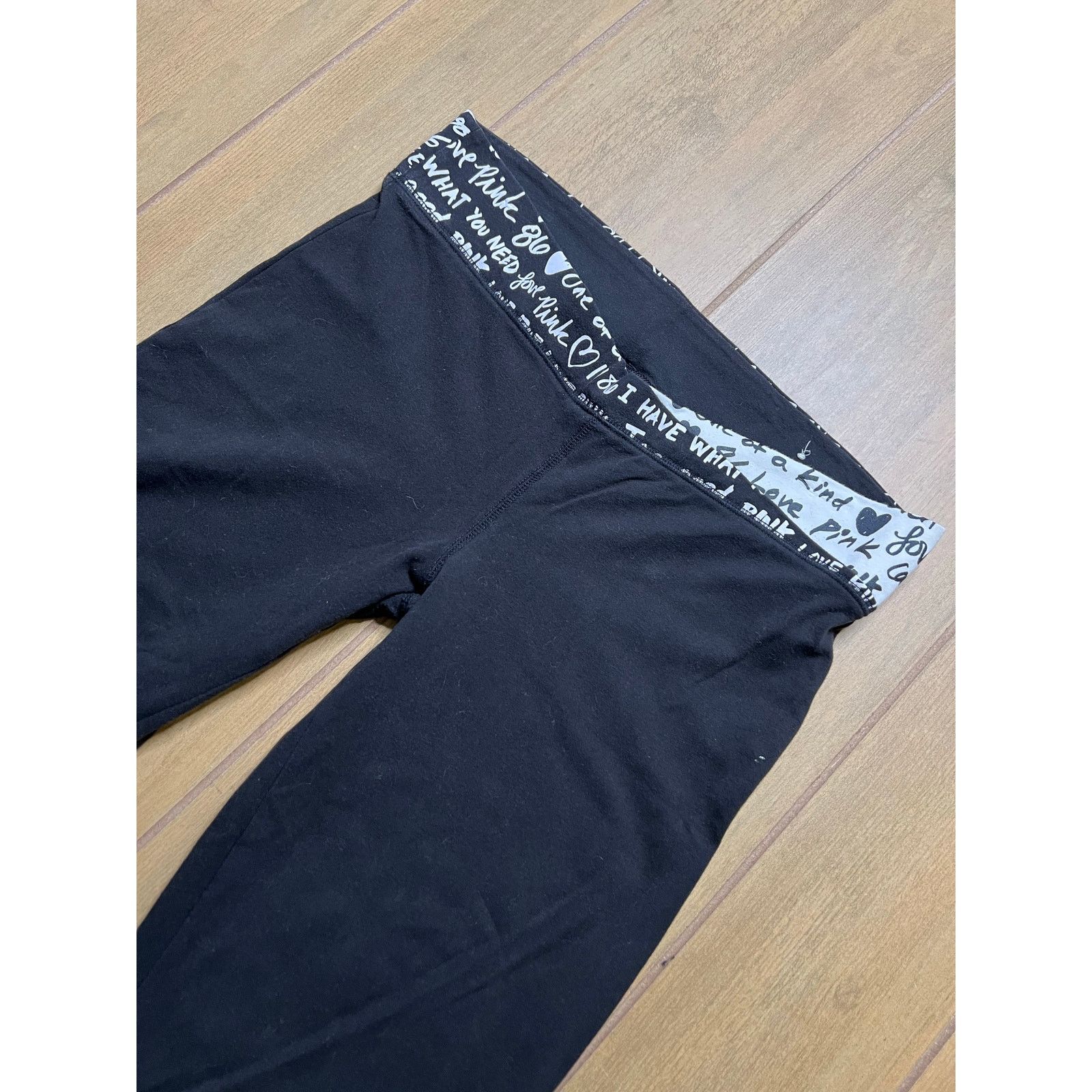 Pink PINK Victoria’s Secret Y2K Black Yoga Low Rise Flare M Size 30" / US 8 / IT 44 - 3 Thumbnail