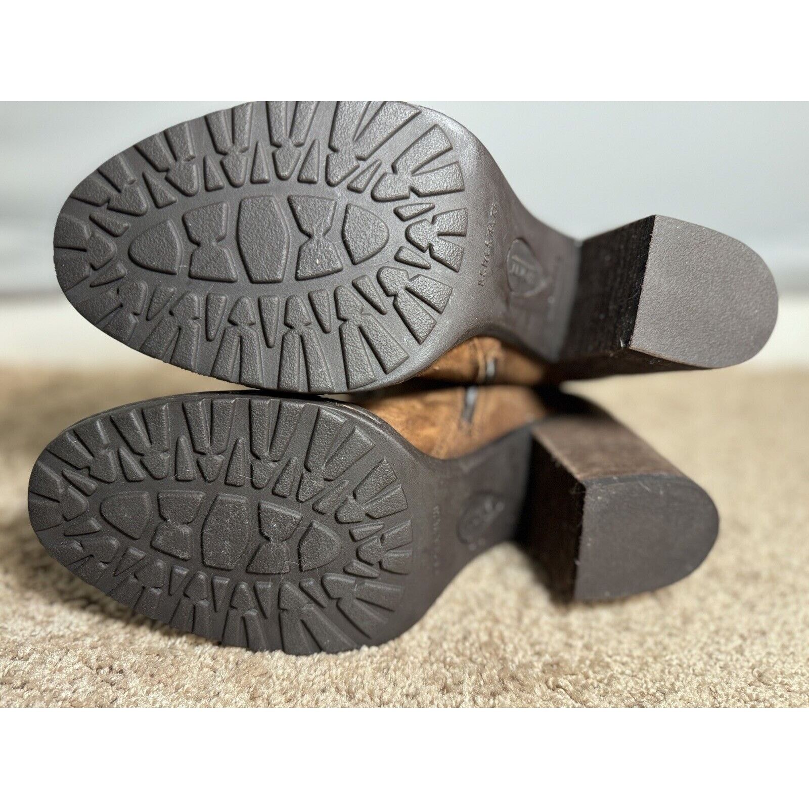 Born Born Hand Crafted Footwear, Distressed Suede Combat Boots Size US 11 / IT 41 - 4 Thumbnail
