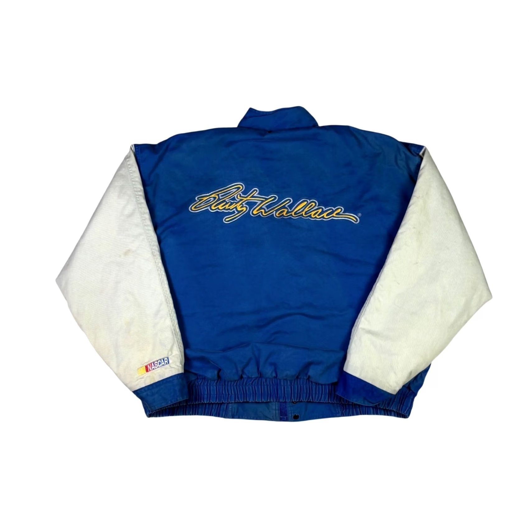 Rusty VINTAGE Rusty Wallace Miller Lite NASCAR Racing Jacket Penske Racing Blue XL Bomber Jacket Men Size US XL / EU 56 / 4 - 2 Thumbnail
