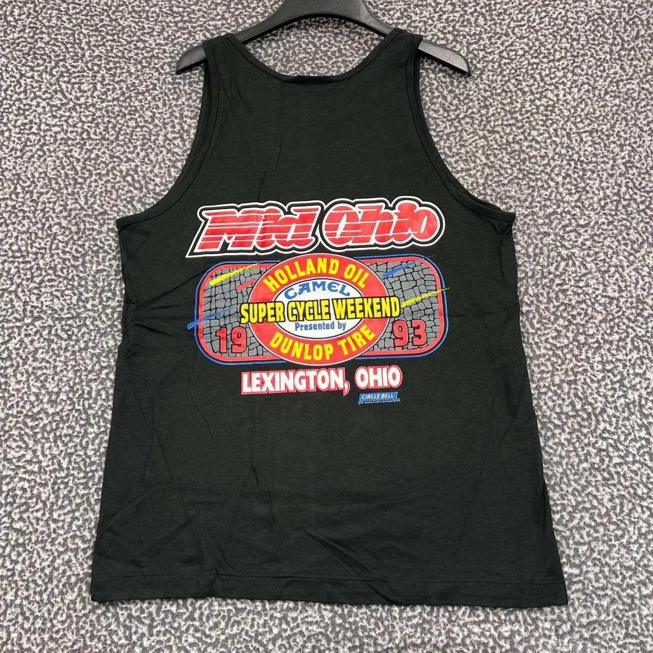 Fruit Of The Loom Vintage Mid Ohio Camel Shirt L Sleeveless Deadstock New Size US L / EU 52-54 / 3 - 2 Thumbnail